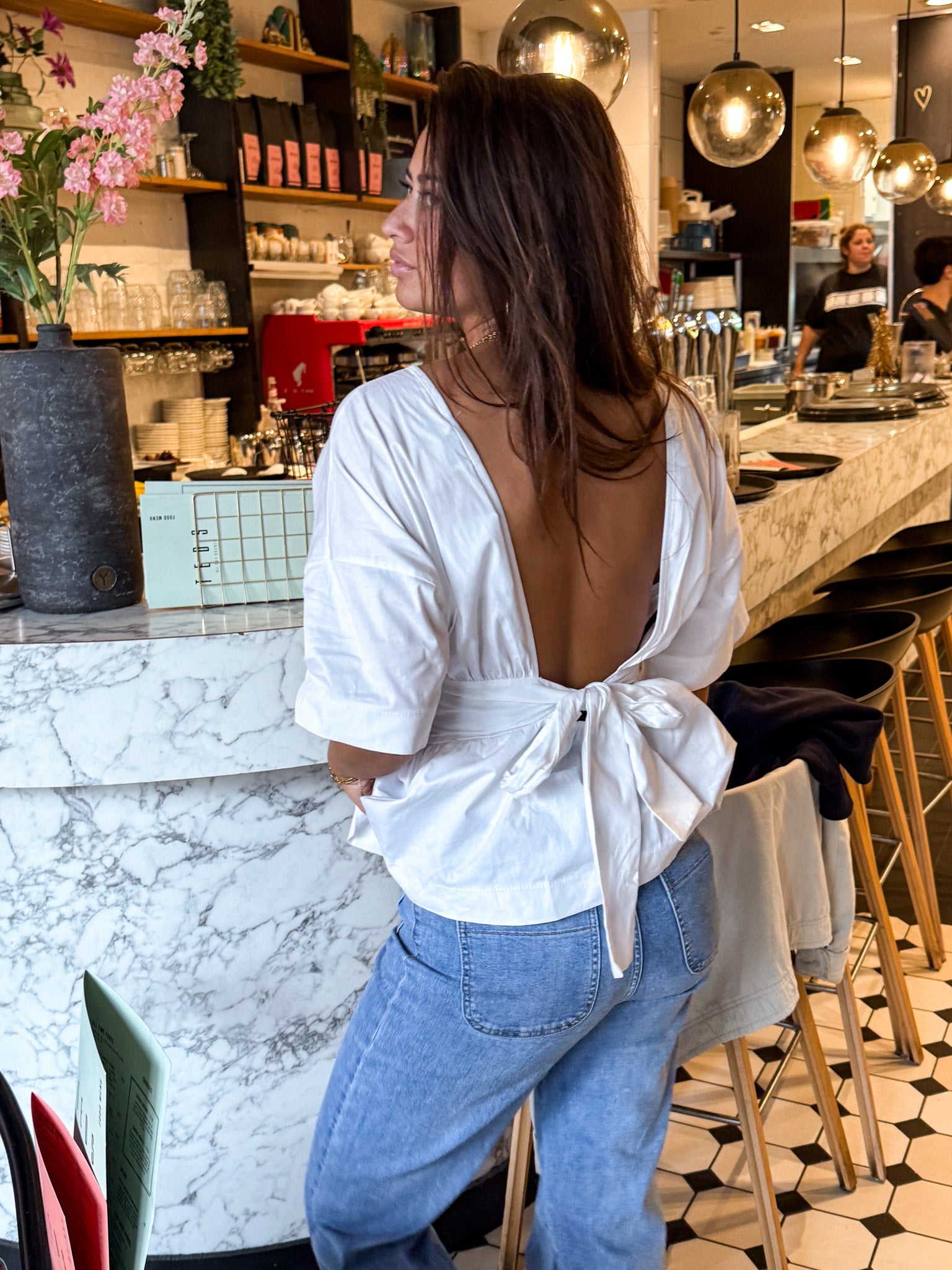 Lucy Top White