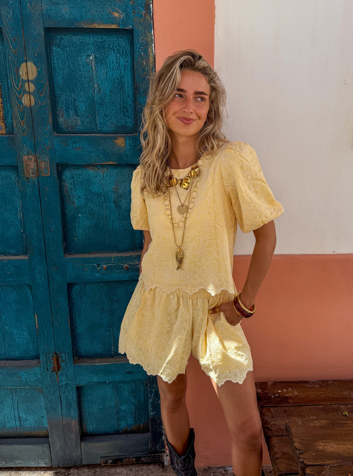 Macarena Top | Light Yellow