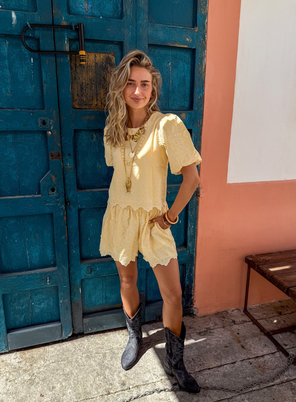 Macarena Short | Light Yellow