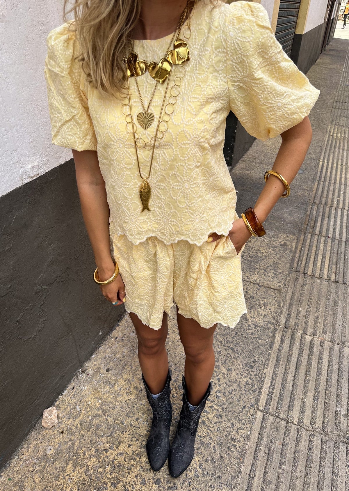 Macarena Top | Light Yellow