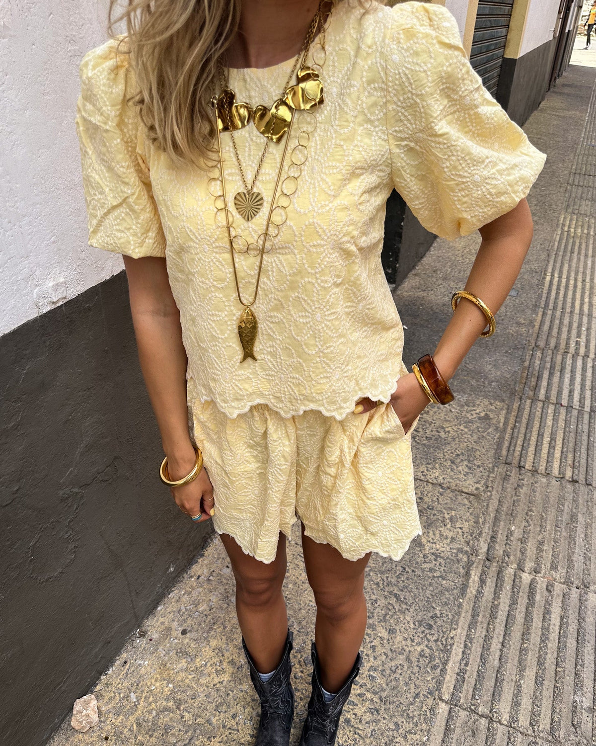 Macarena Short | Light Yellow