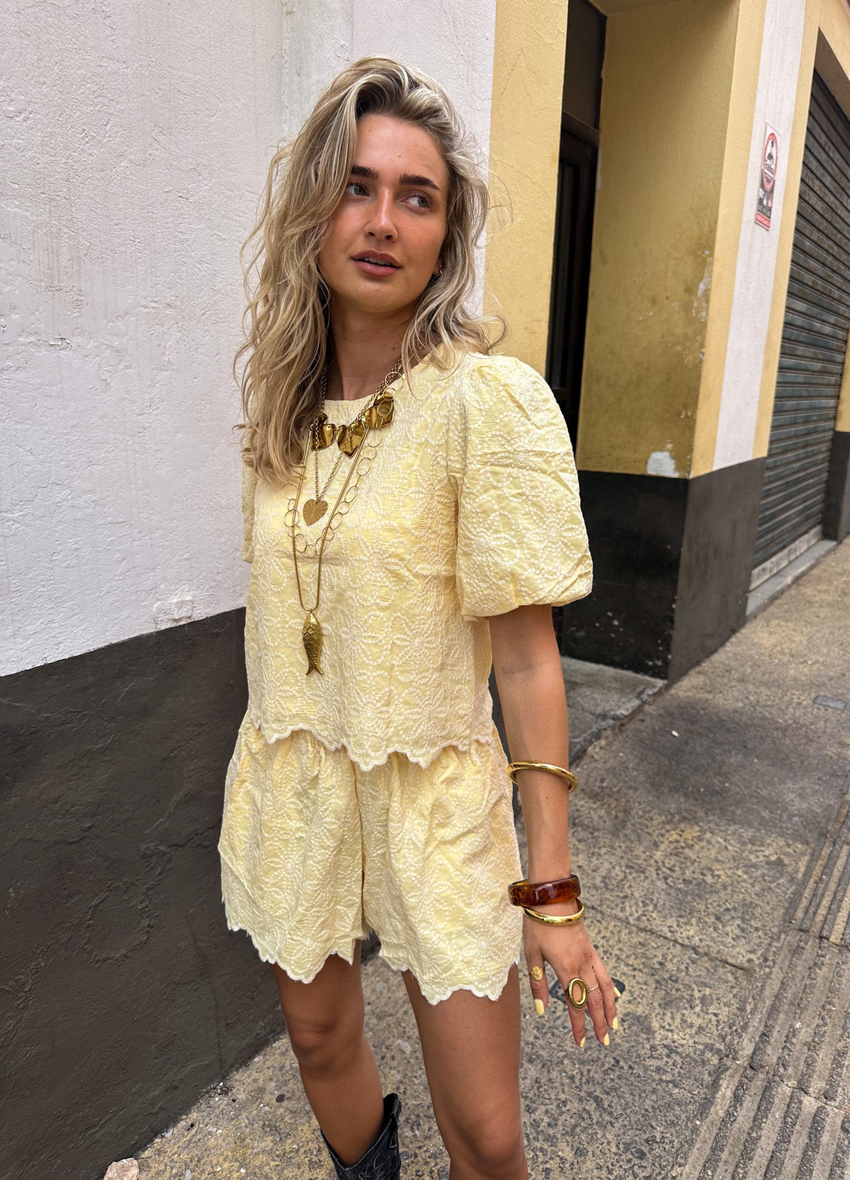 Macarena Short | Light Yellow