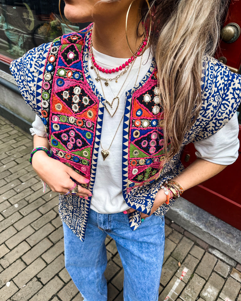 Mai Gilet Blue