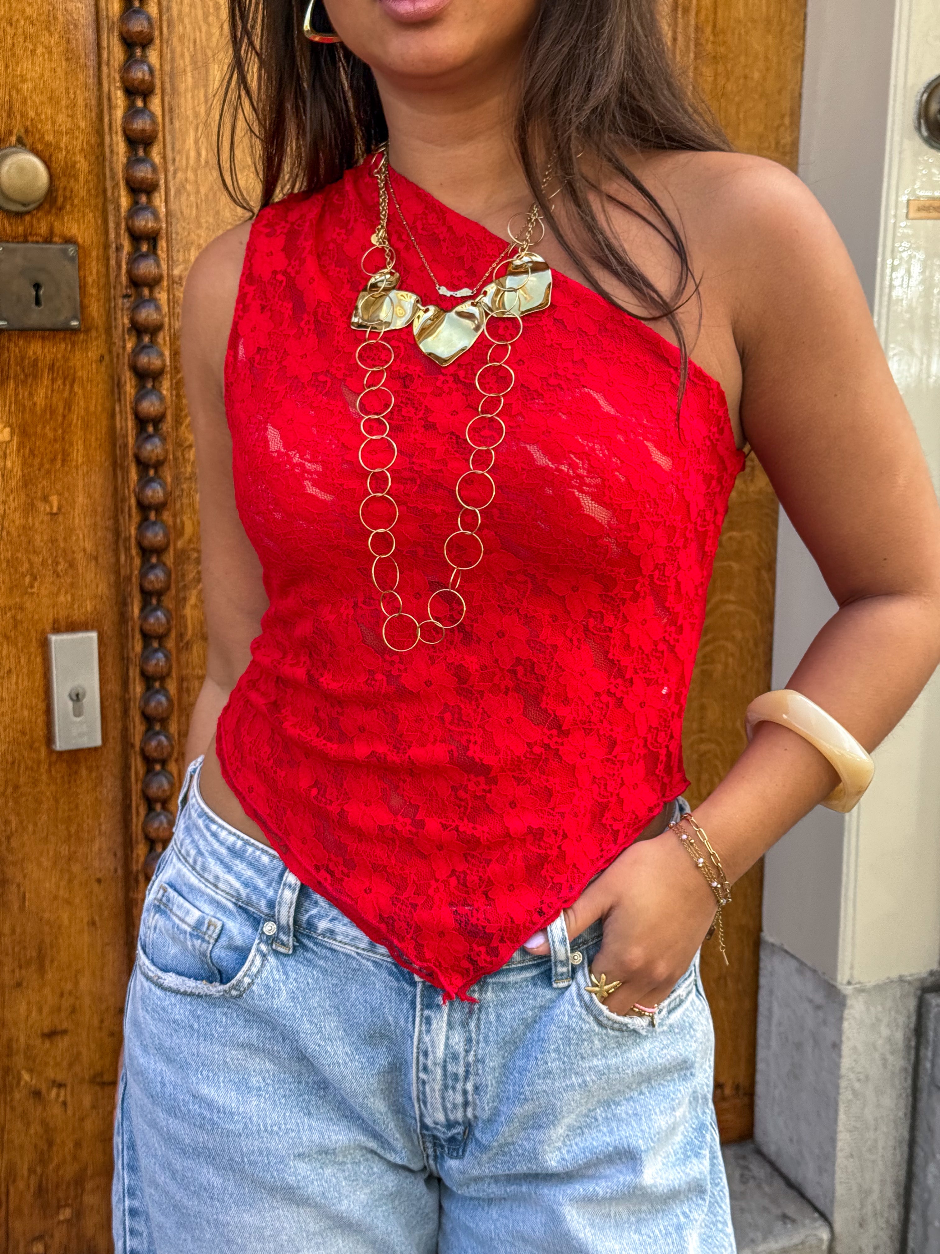 Malaga Top Red
