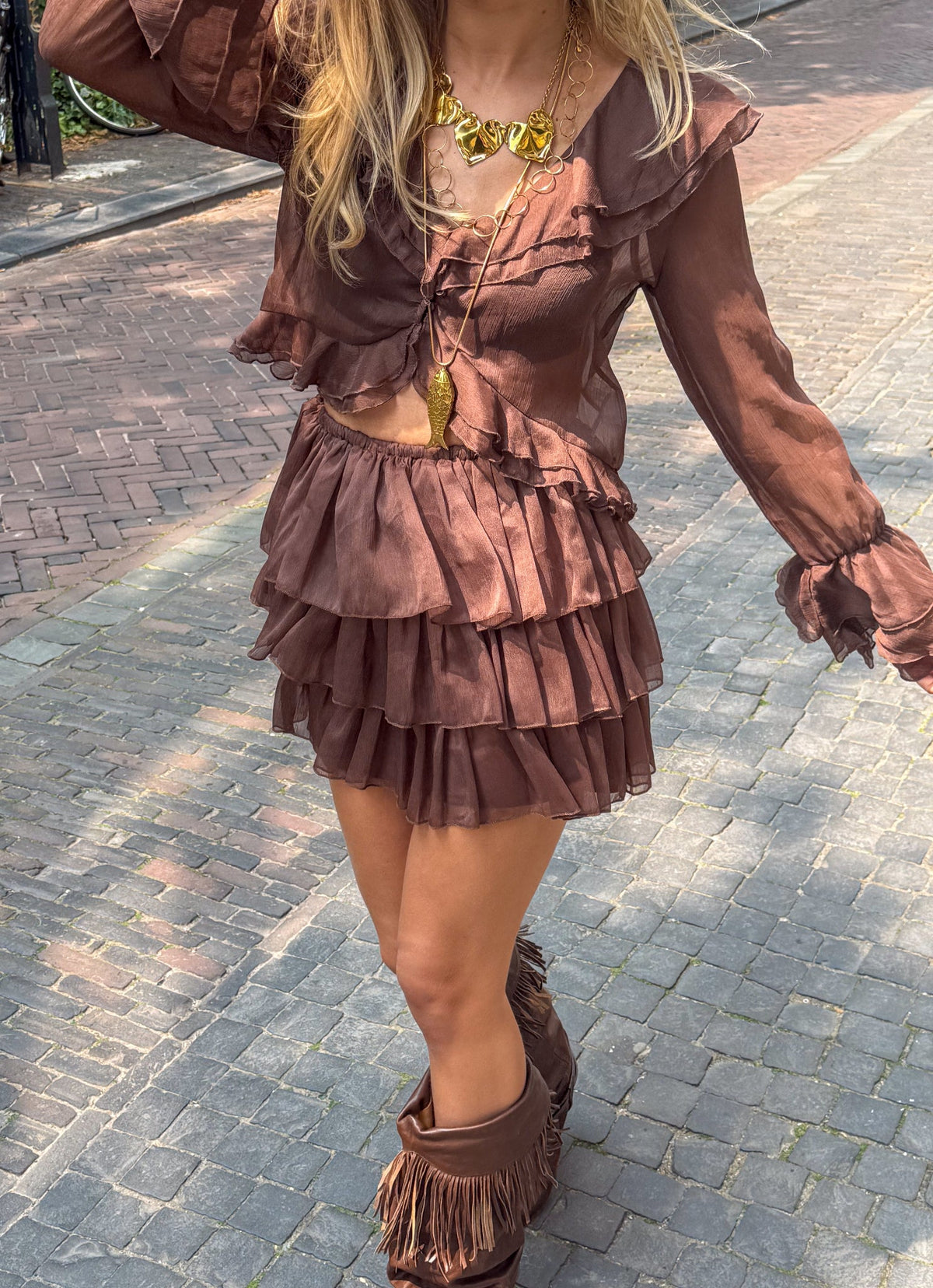 Maple Blouse | Brown