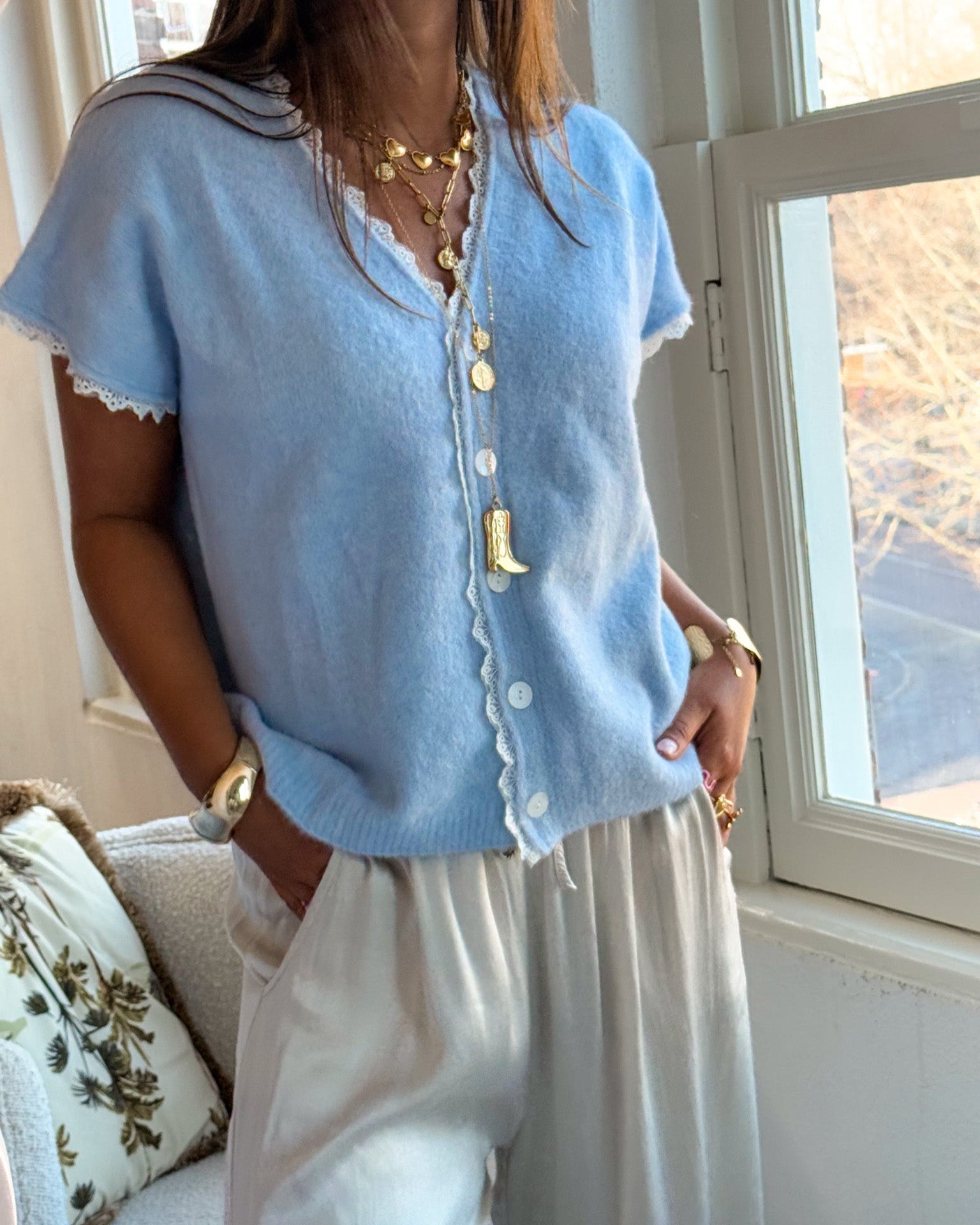 Margaux Vest Blue