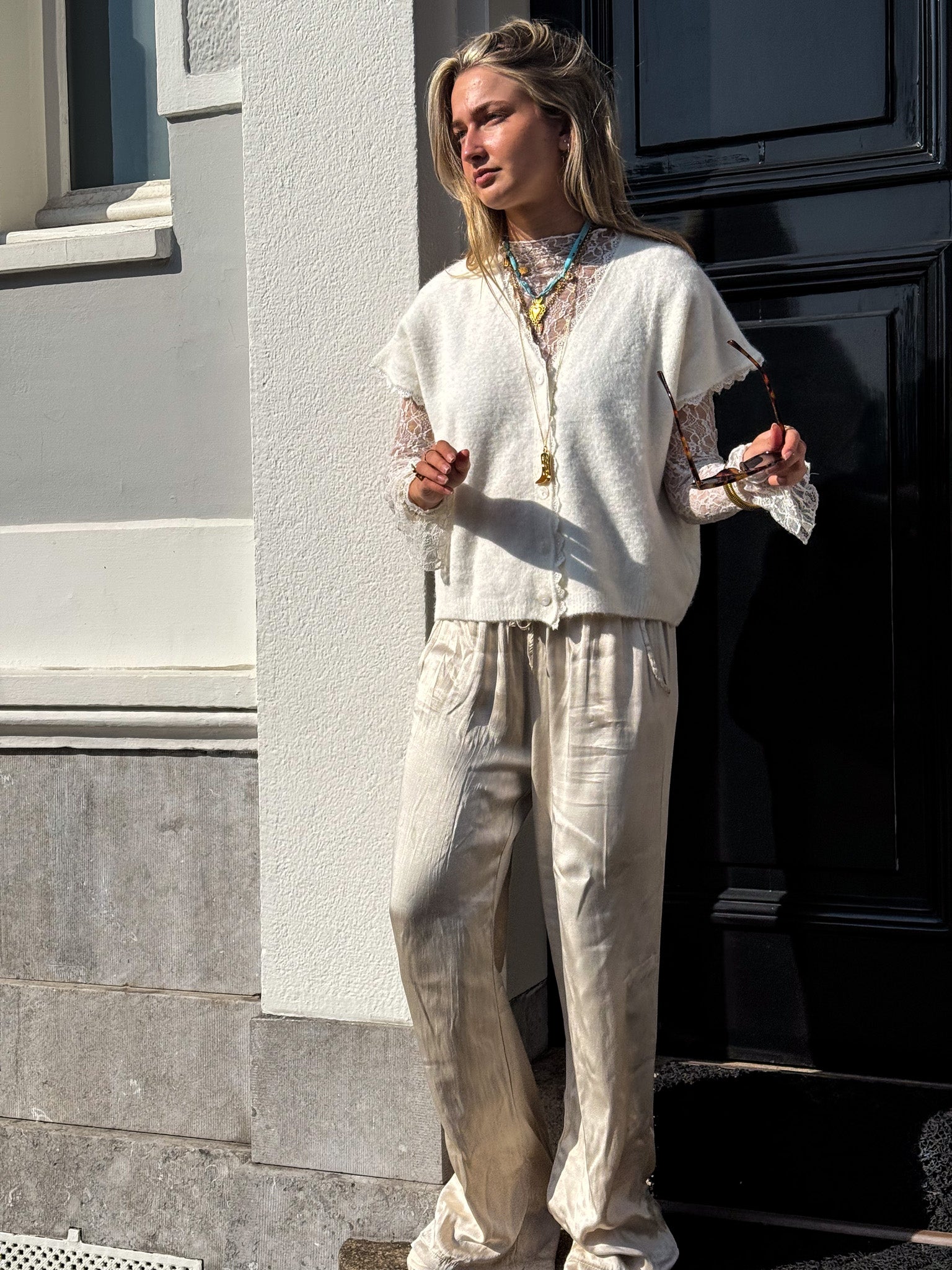 Slice of heaven Pantalon Light Gold