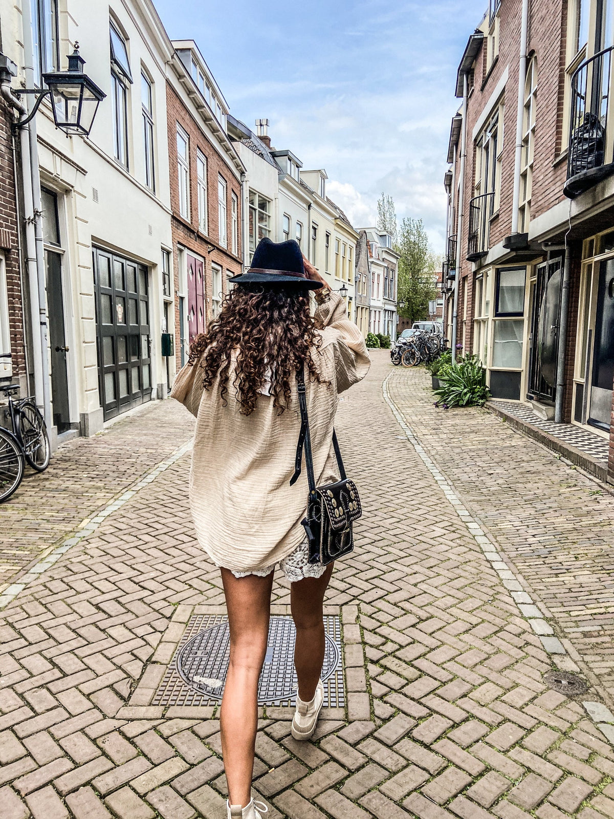 Santos Blouse | Beige