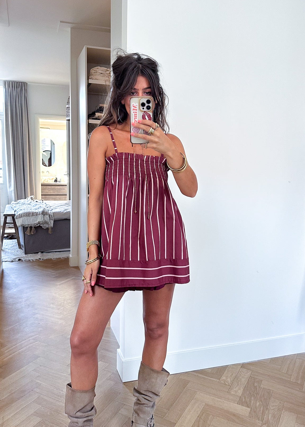 Mary Streep Top Bordeaux