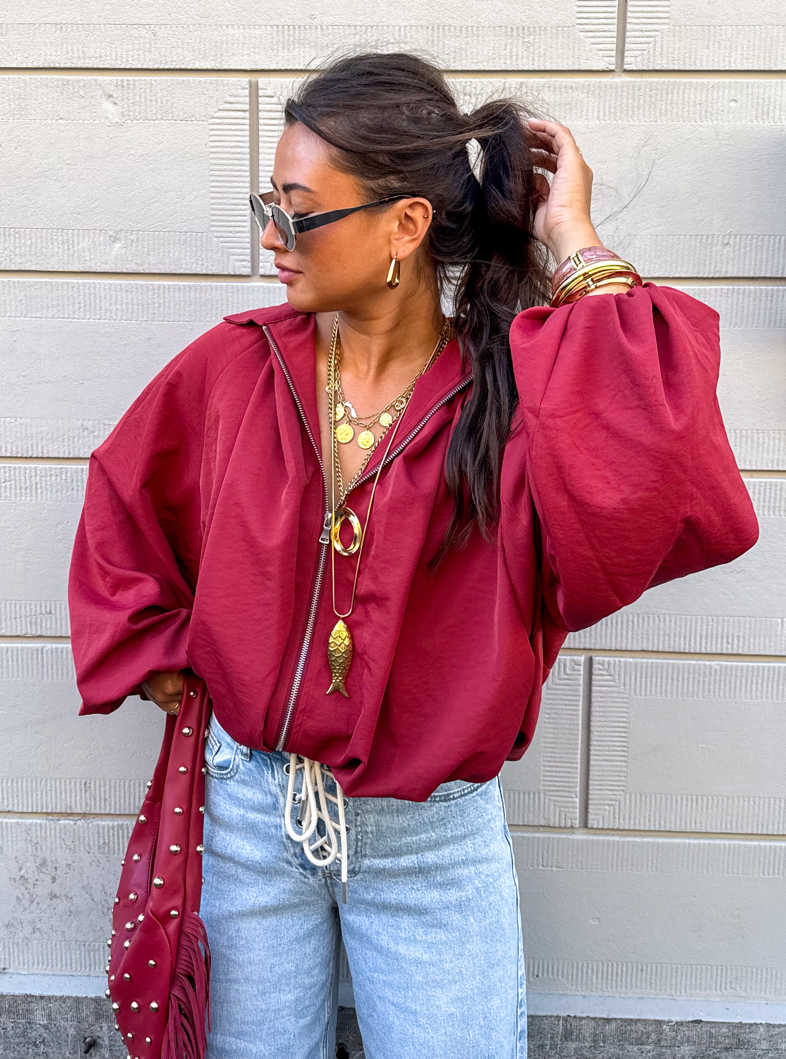 Maud Jacket Red