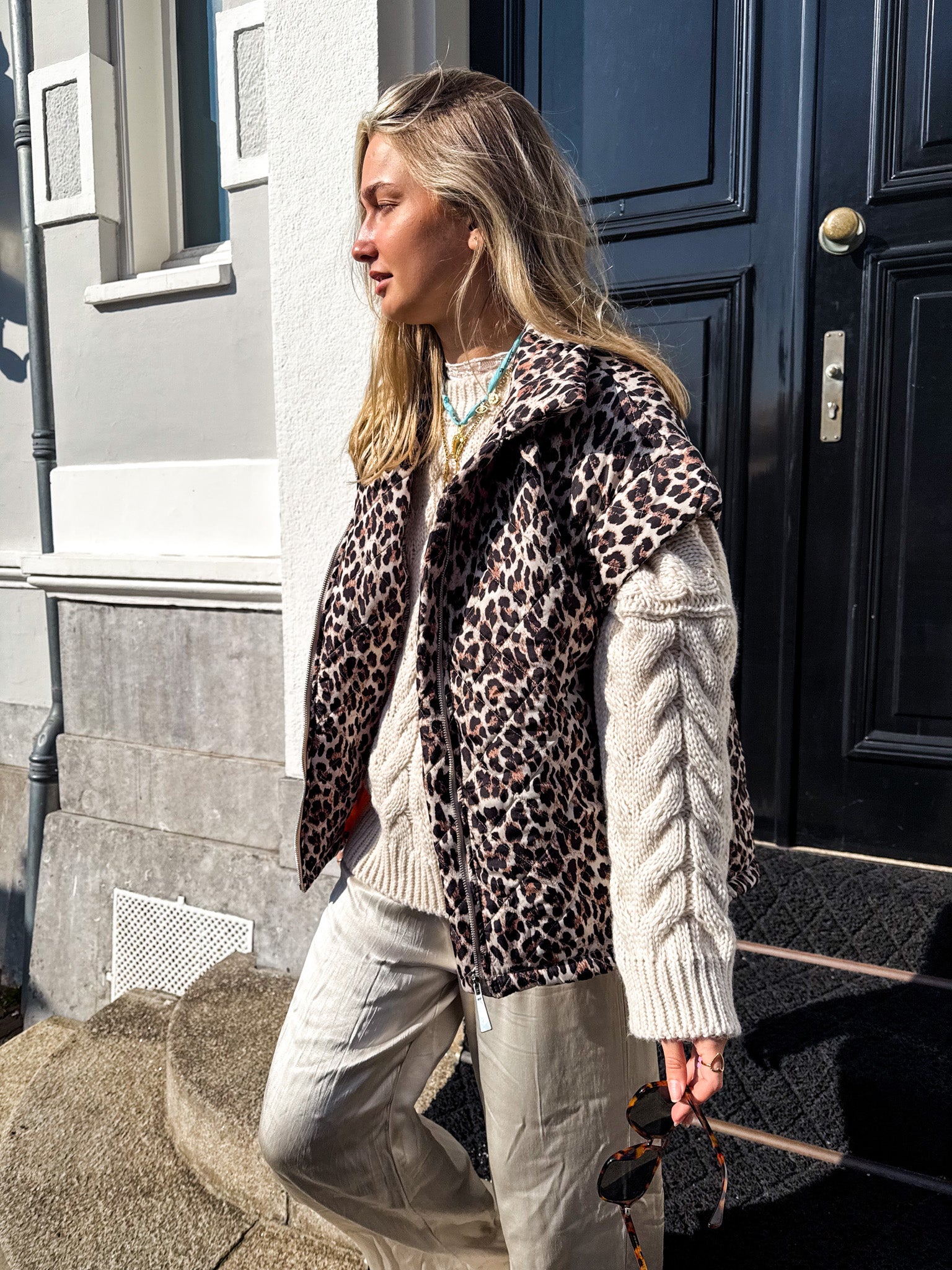 Maven Leopard Gilet