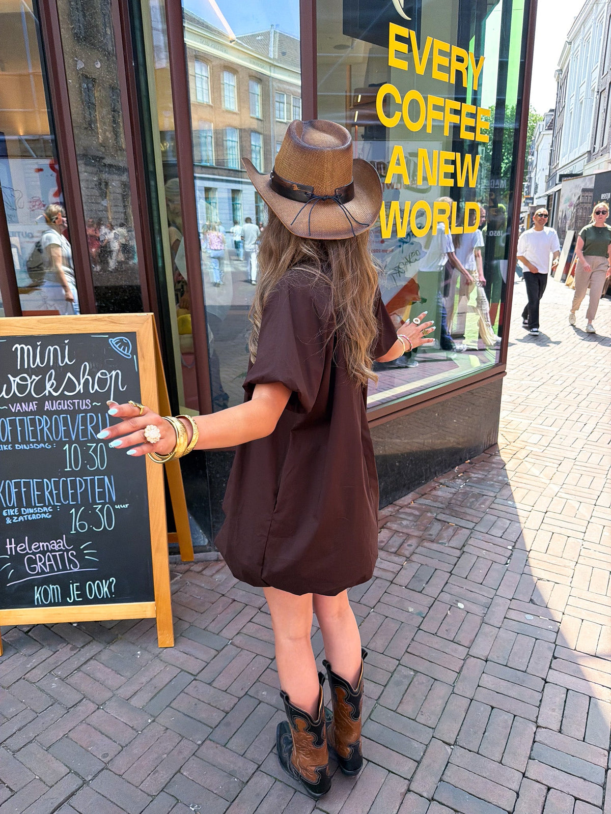 Mayores Jurk | Brown