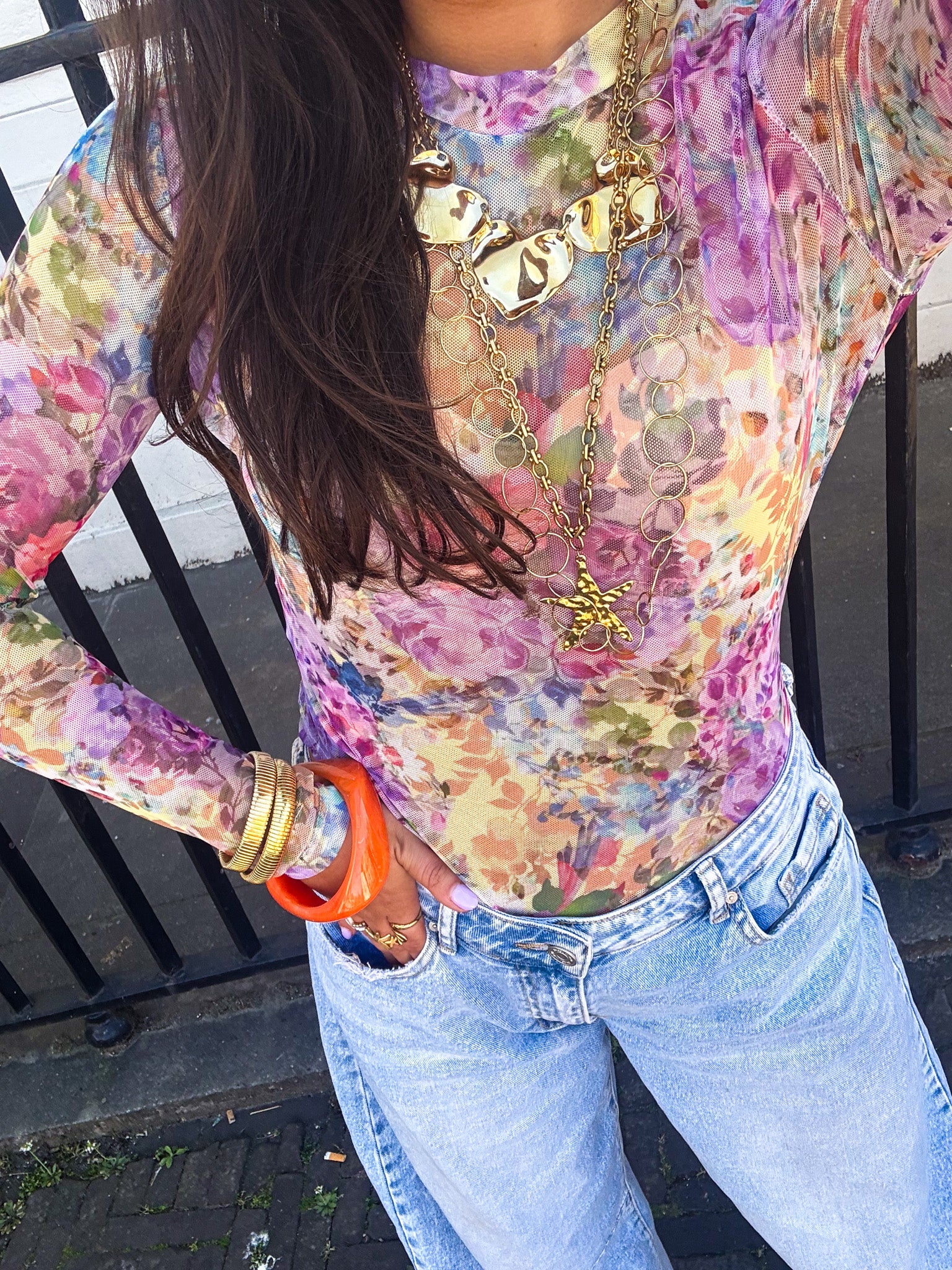 Mesh Flower Body