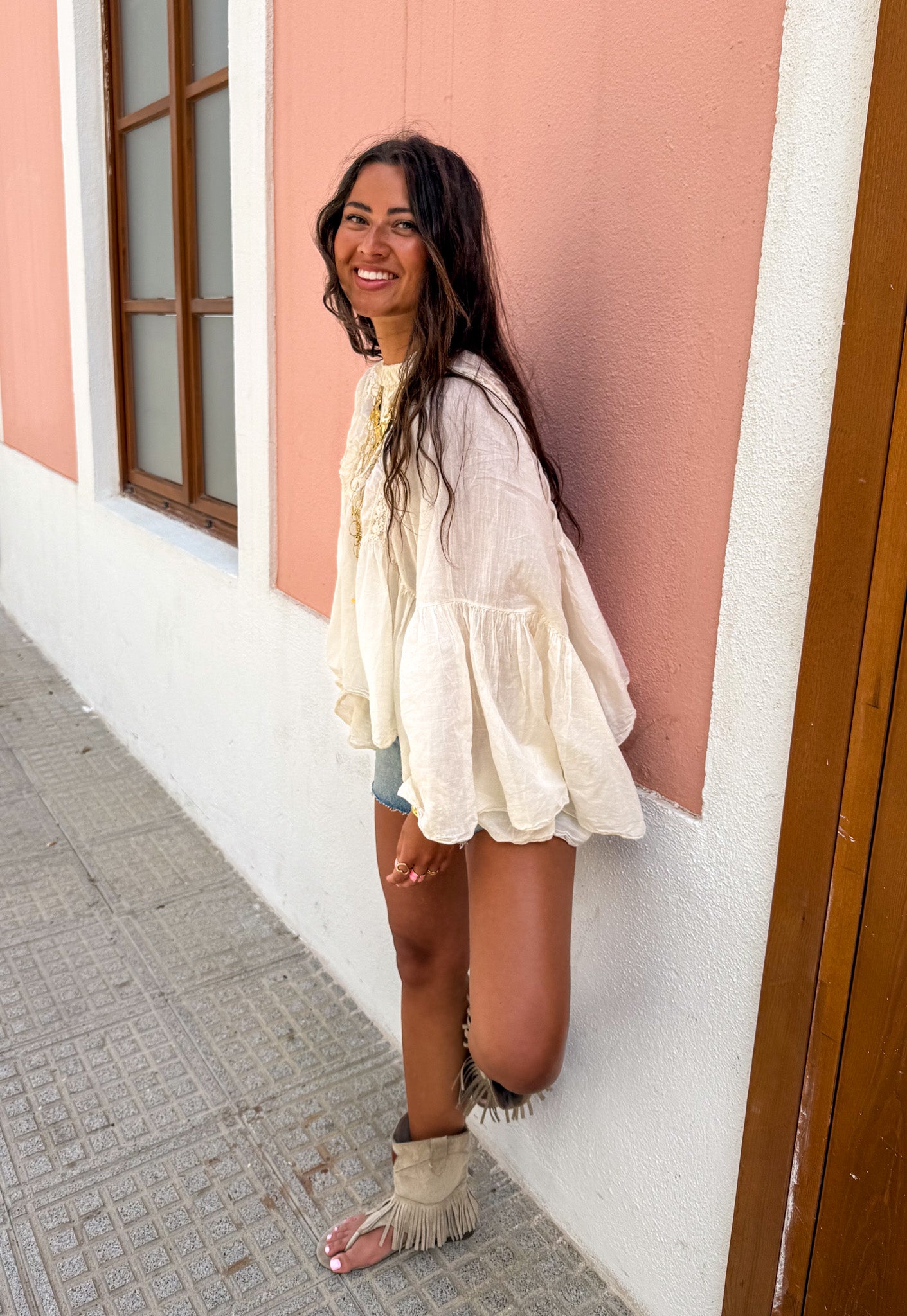 Michaela Blouse Creme