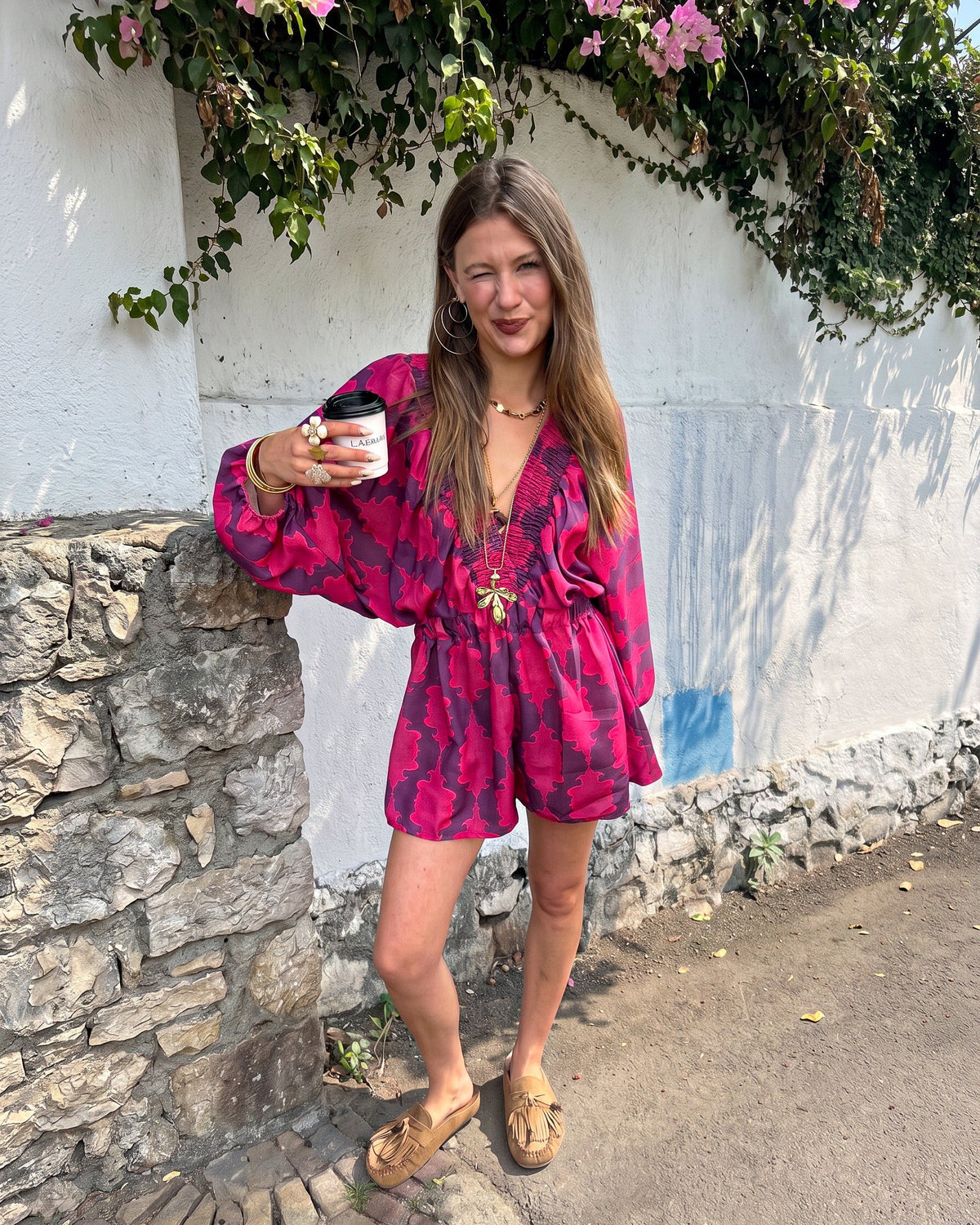 Milou Glitter Top | Purple