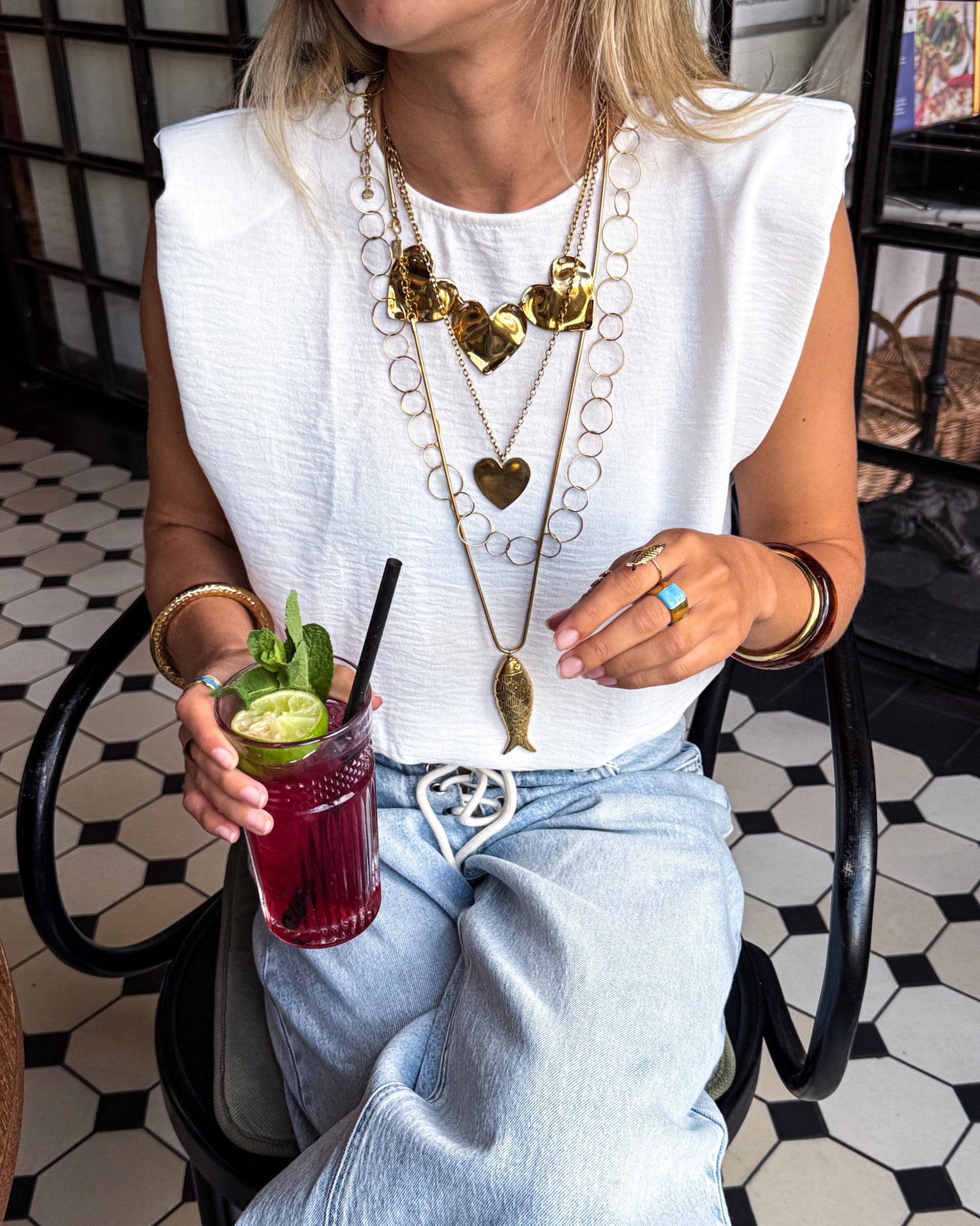 Milou Top White