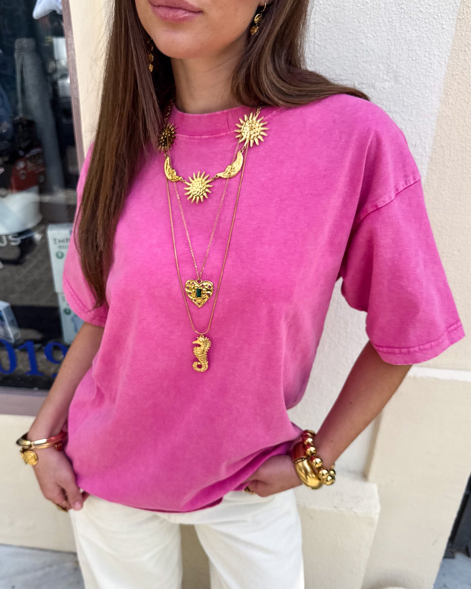 Cassie T-Shirt Roze