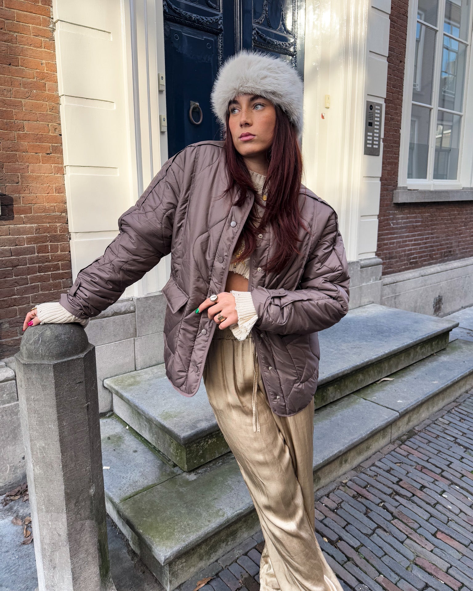 Molly Puffer Jacket Brown