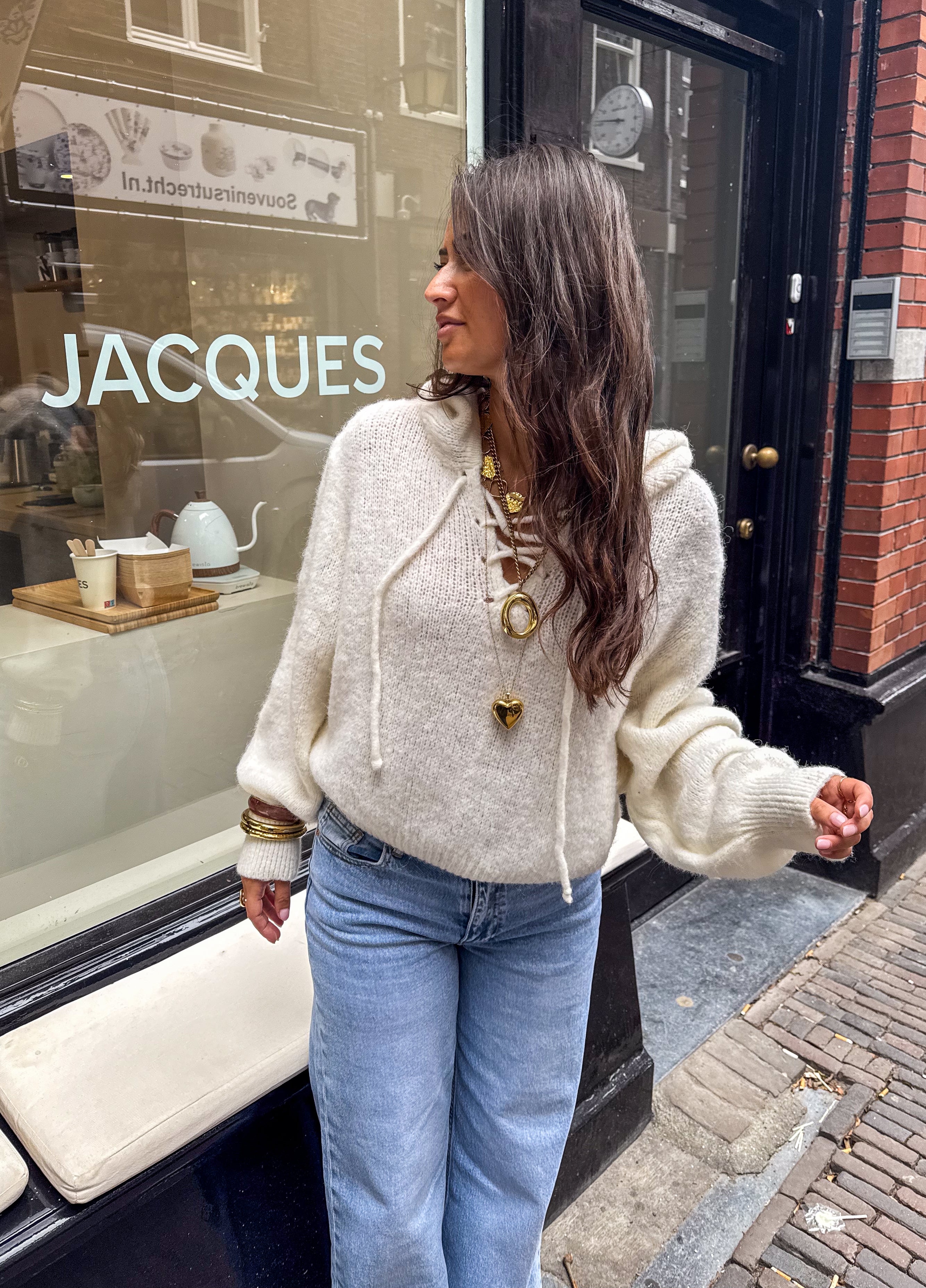 Monty Knit Blanc cassé