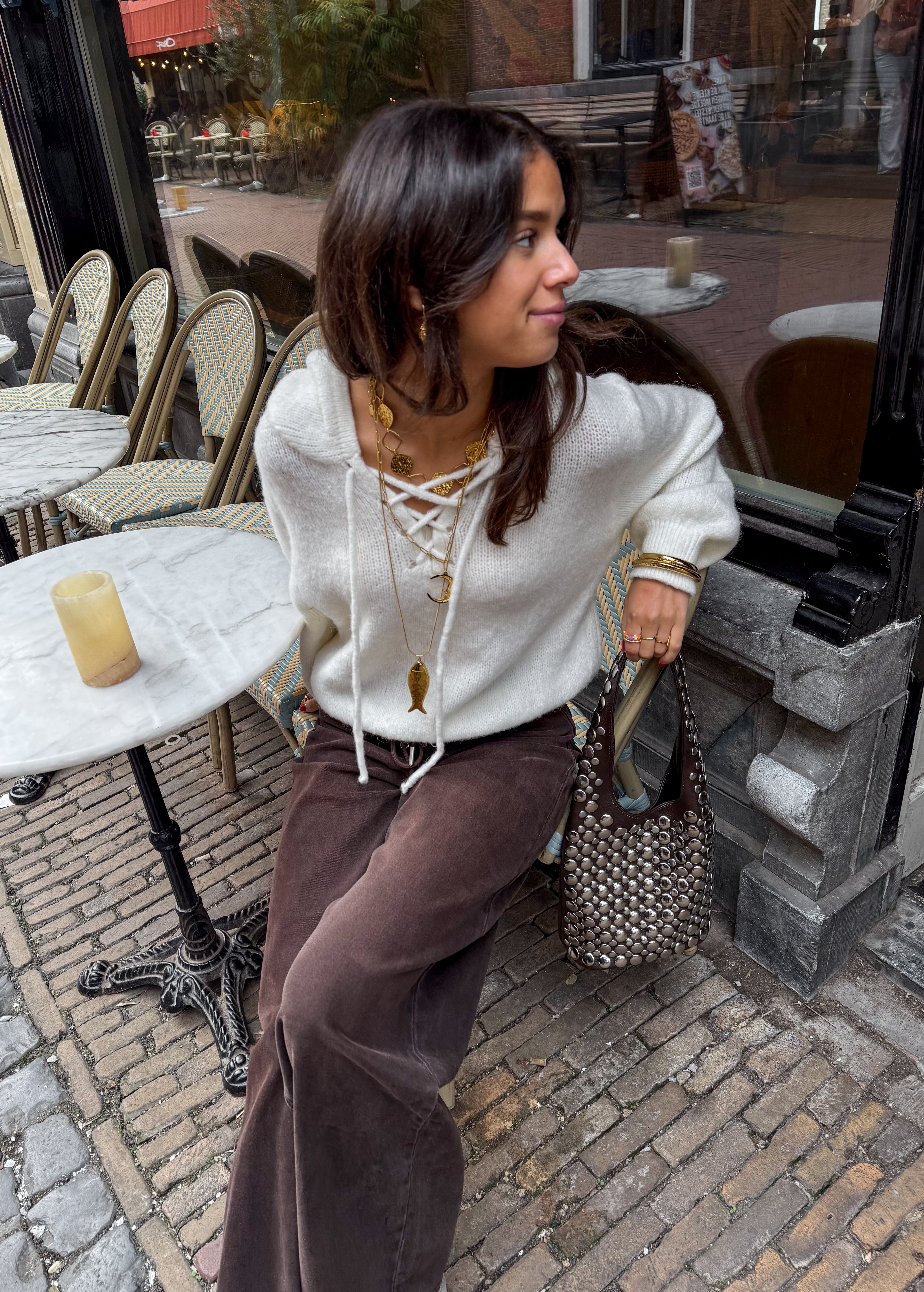 Monty Knit Blanc cassé