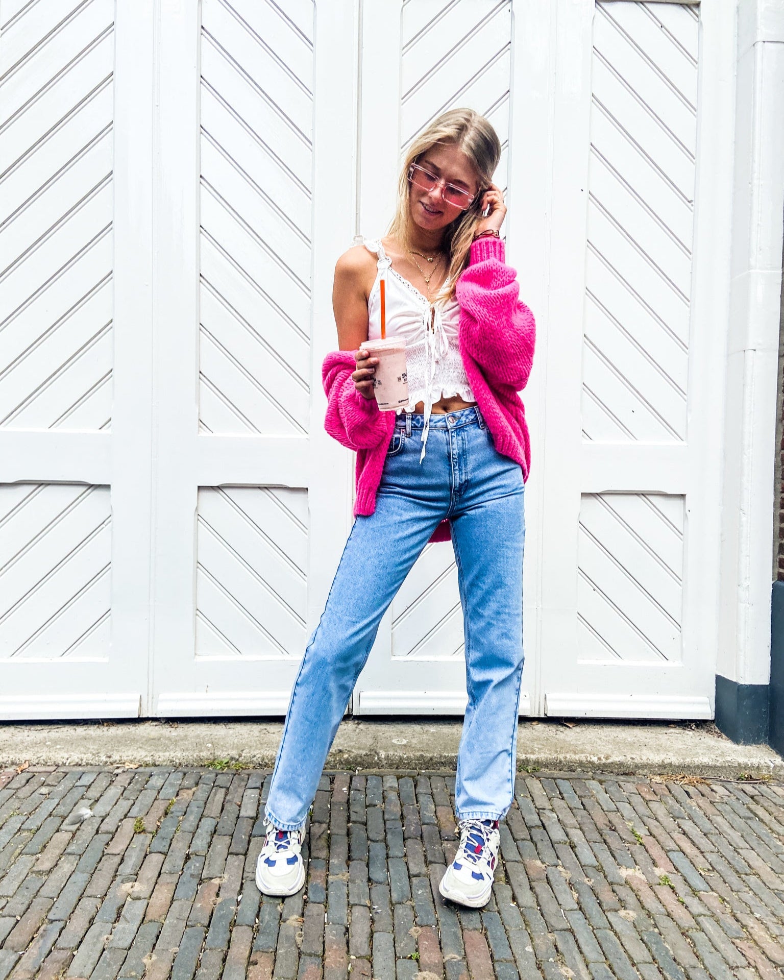 Moon Vest Fuchsia