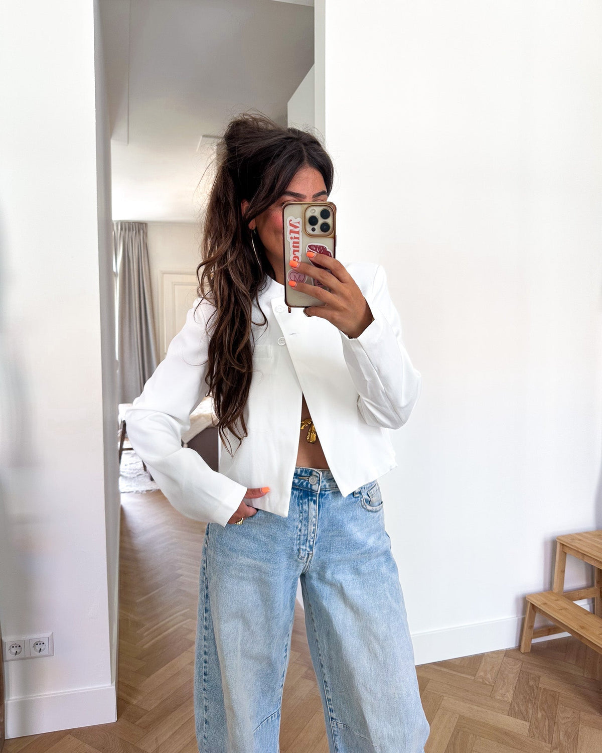 Moonie Blazer | White