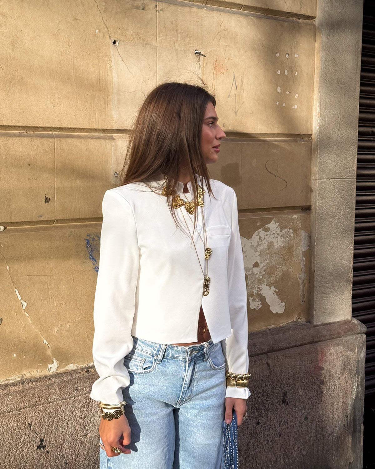 Moonie Blazer | White