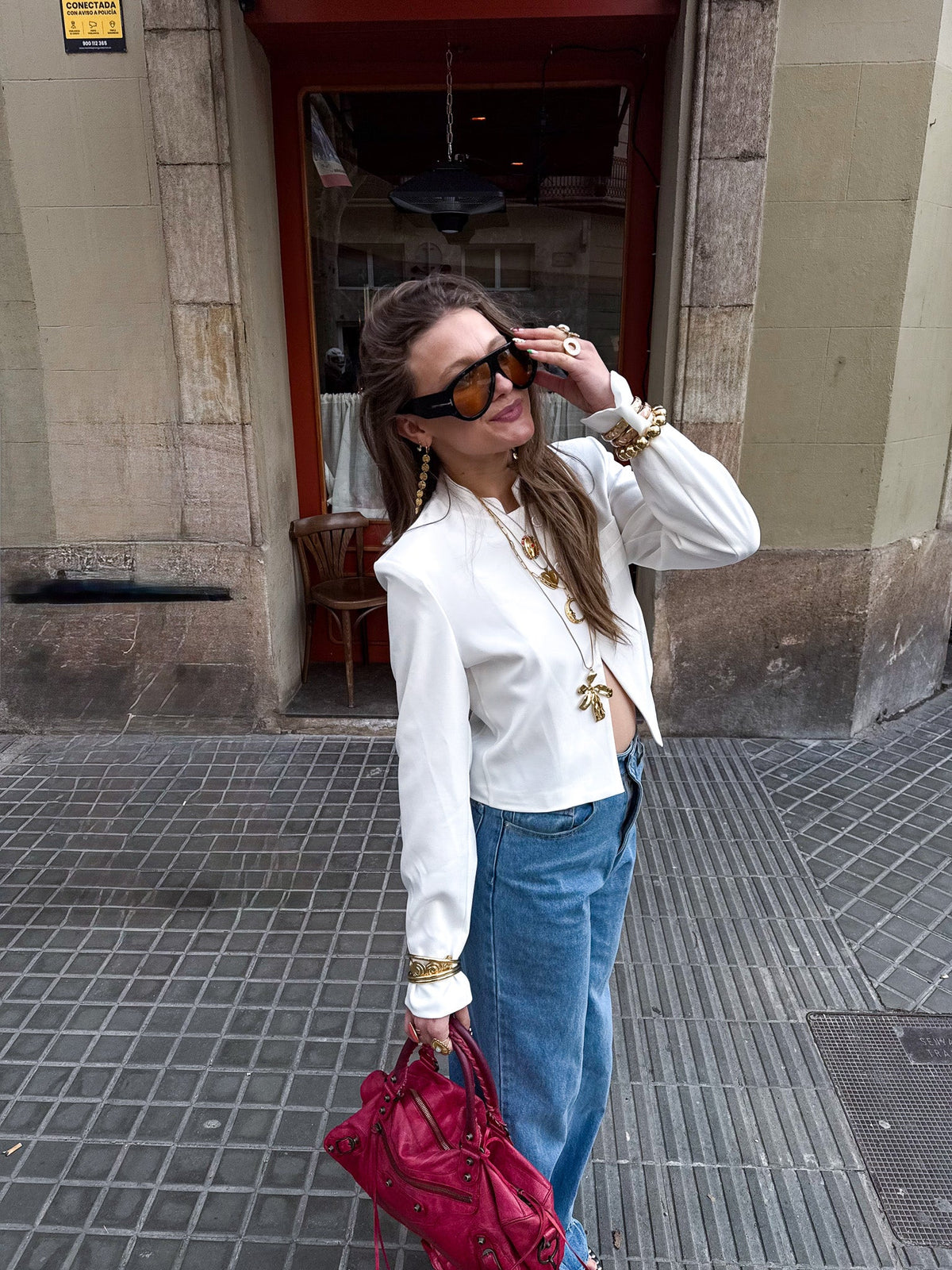 Moonie Blazer | White