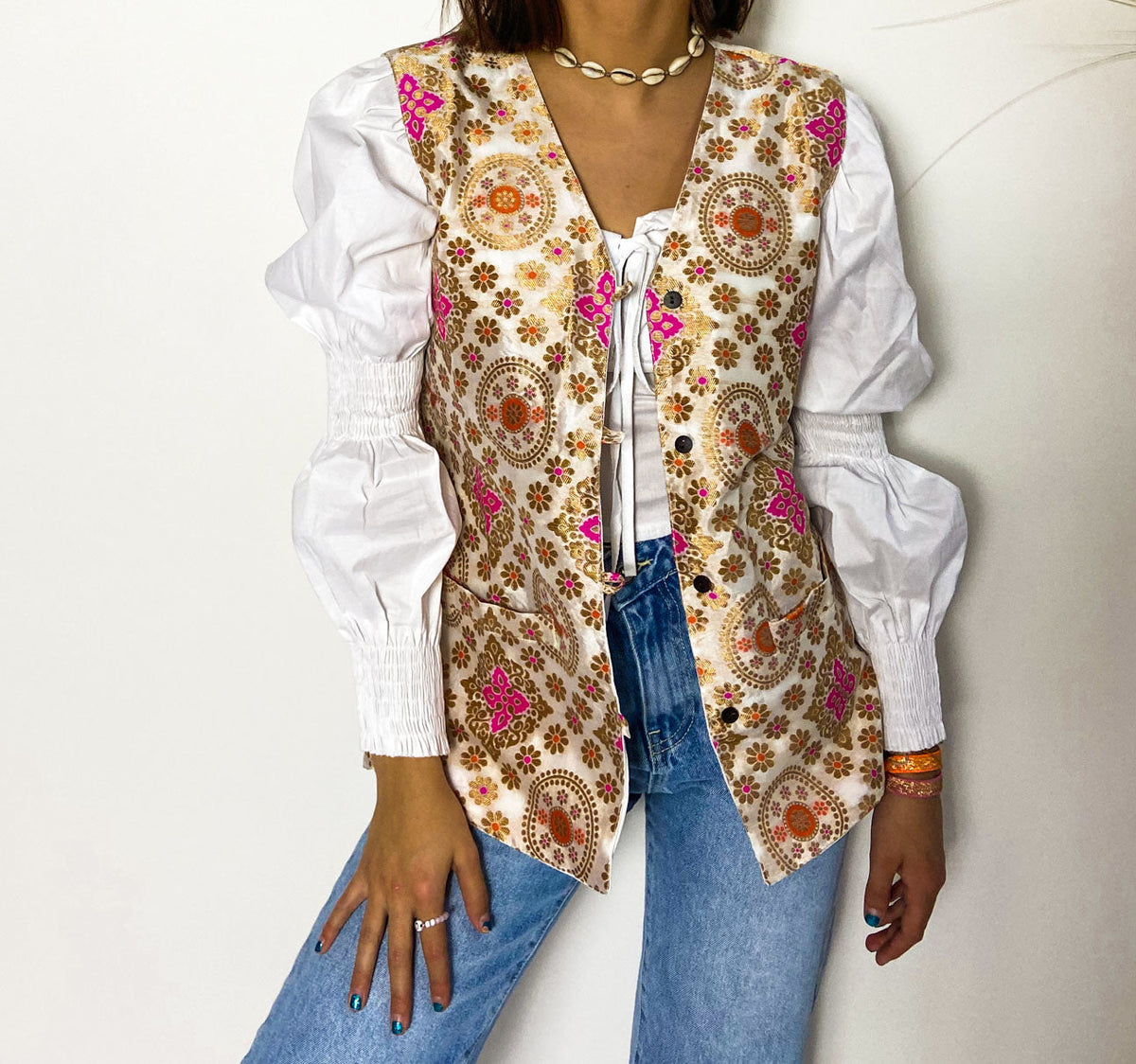 Moonchild Gilet | Ecru