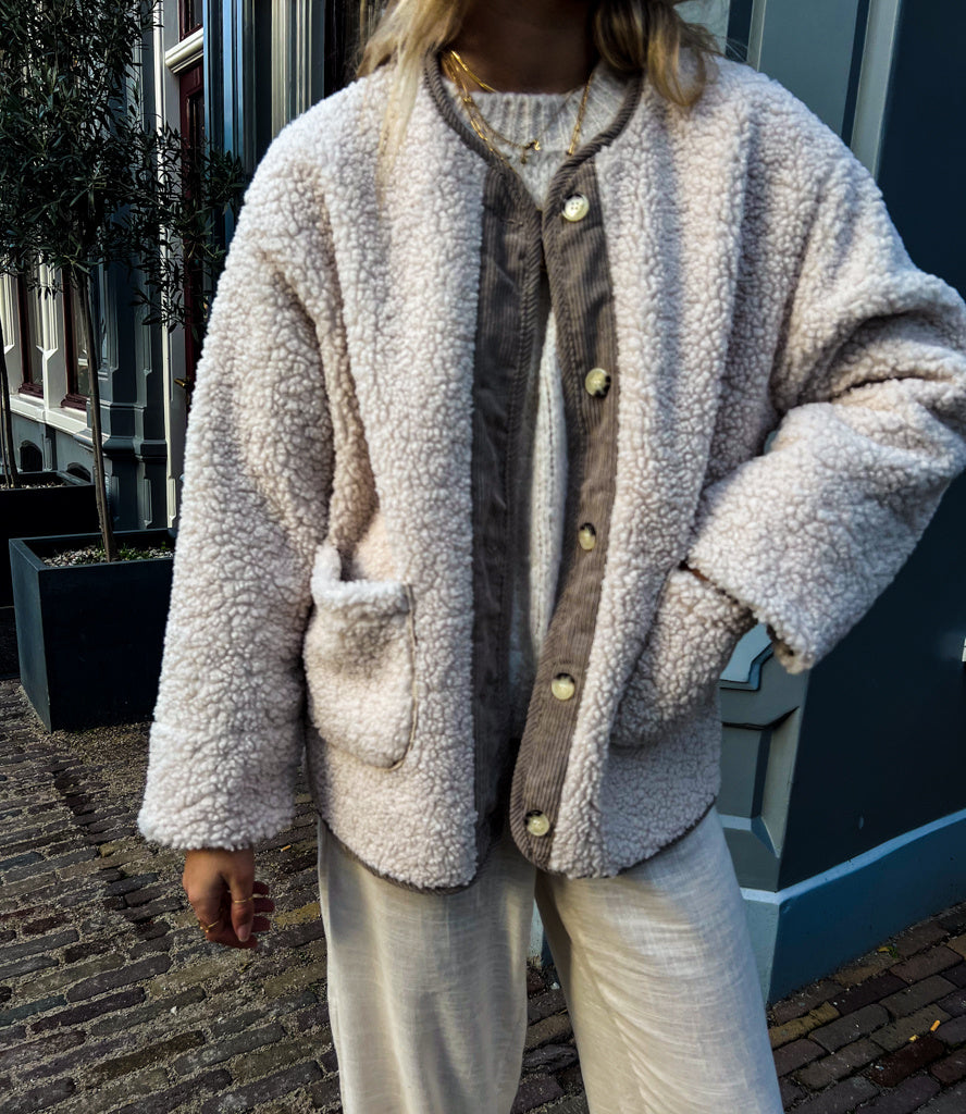 Sherpa teddy jacket outlet