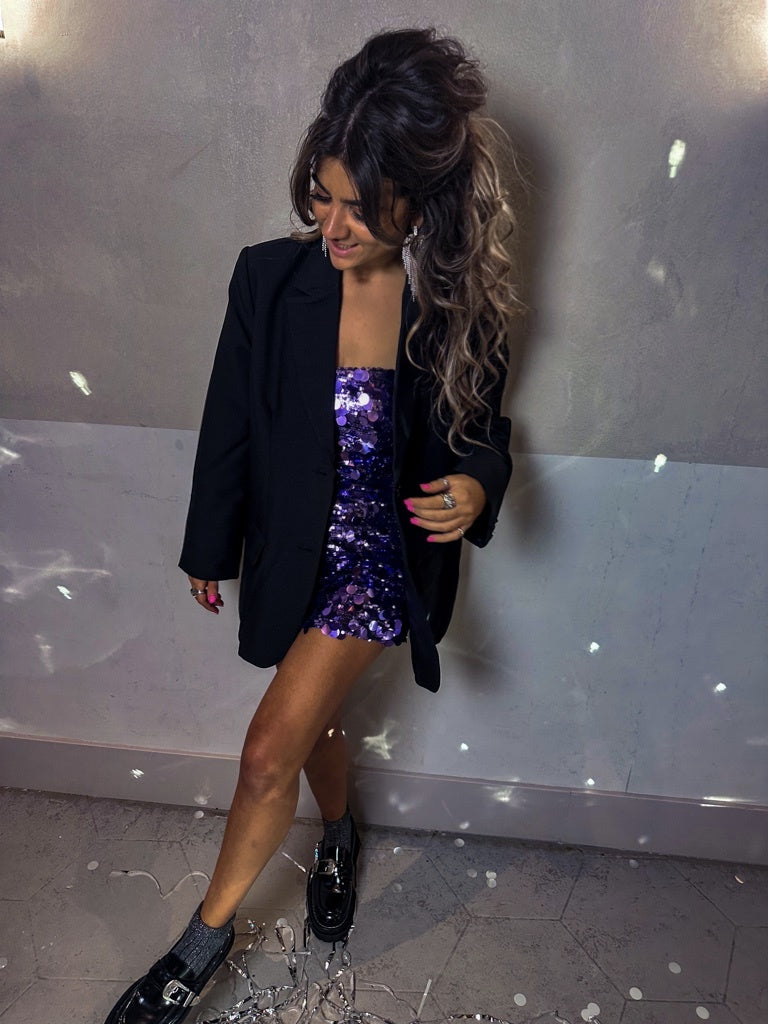 Mom Blazer Black
