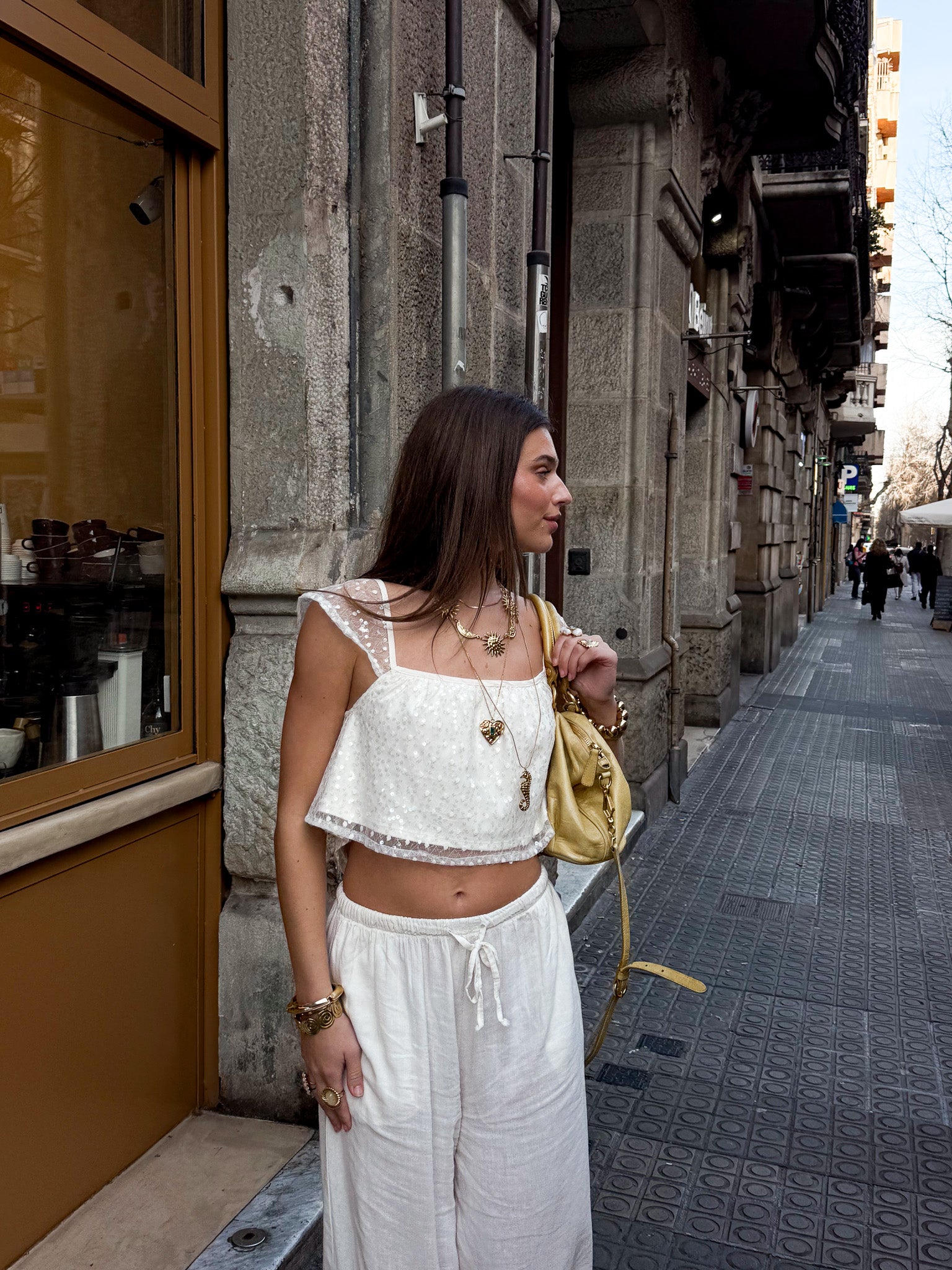 Nell Top White
