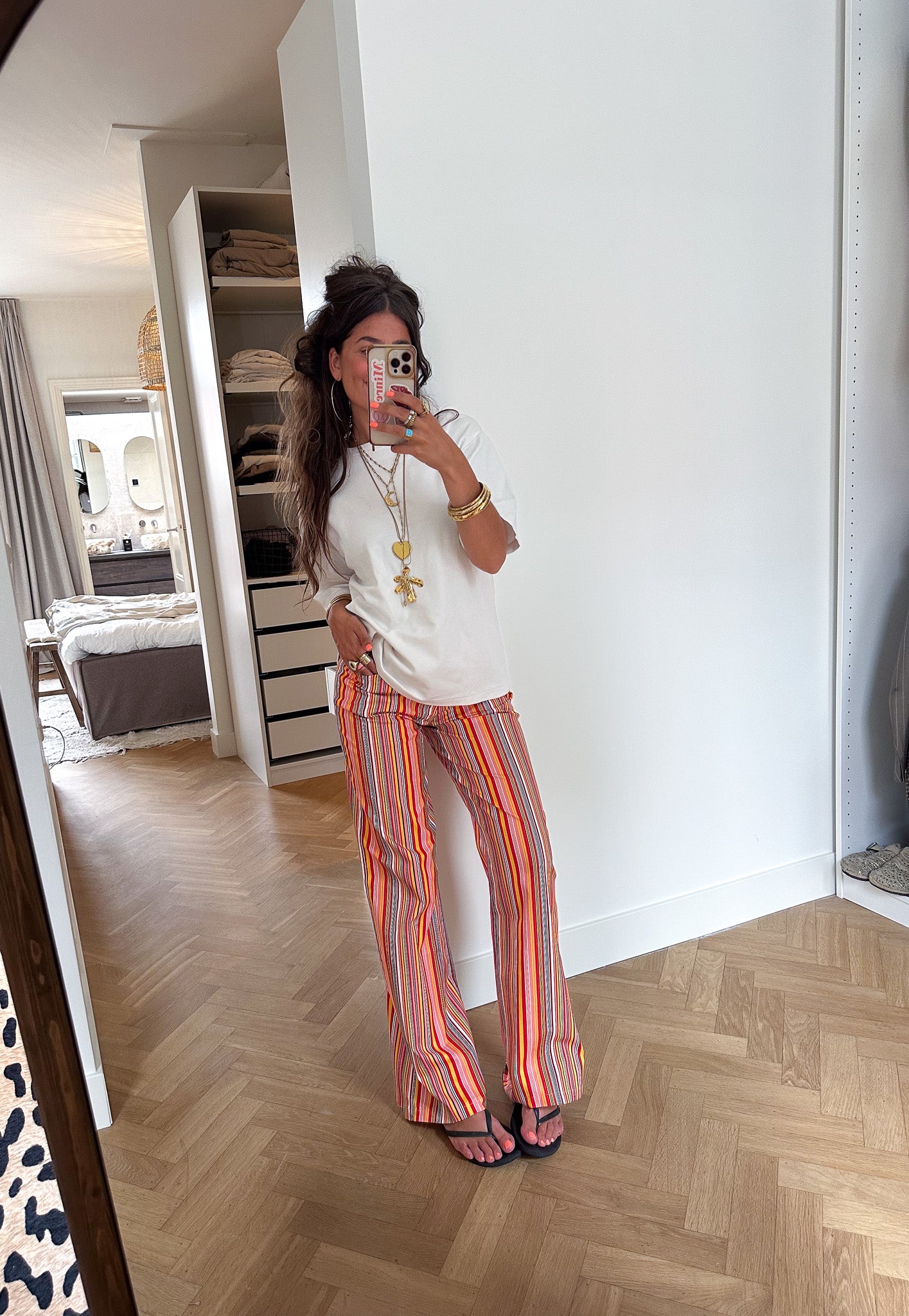 Nonna Gestreepte Pantalon