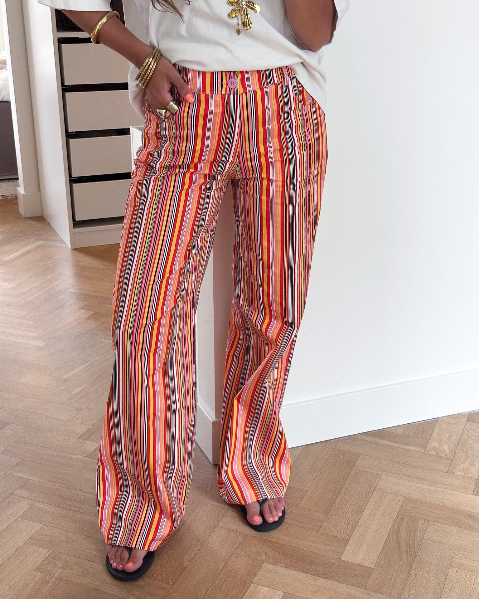 Nonna Gestreepte Pantalon