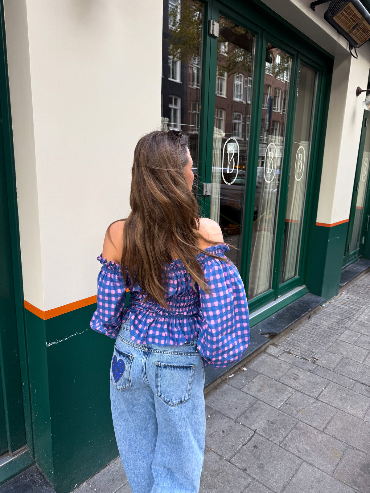 Nori Geruite Top | Cobalt