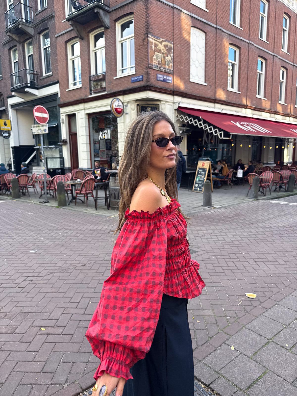 Nori Geruite Top | Red
