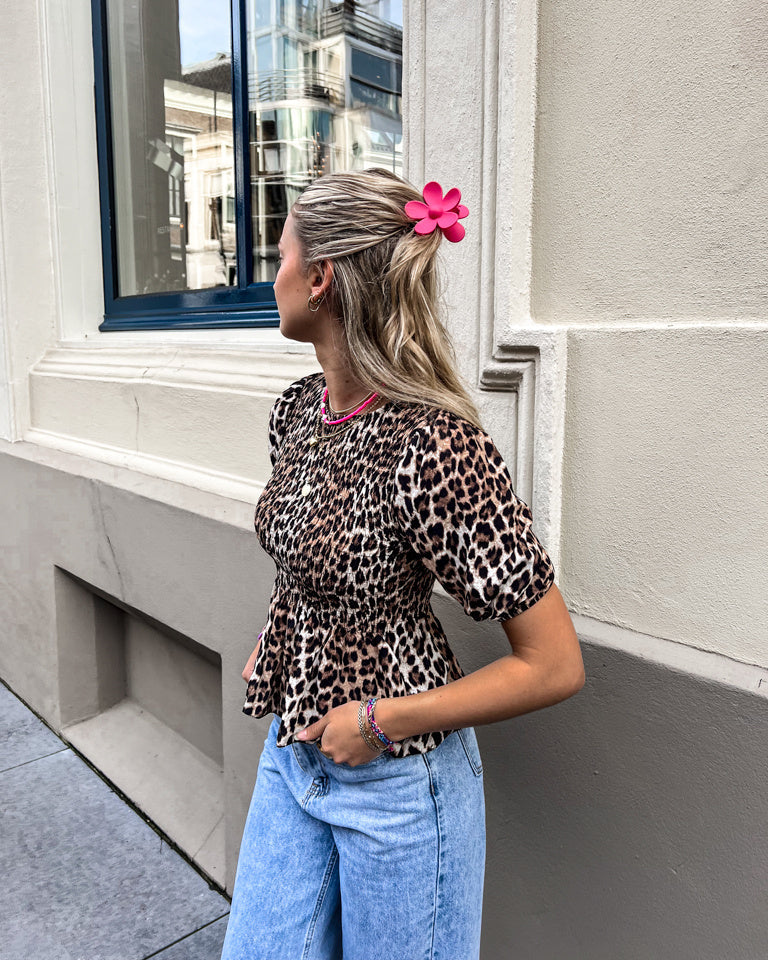 Olivia Leopard Top