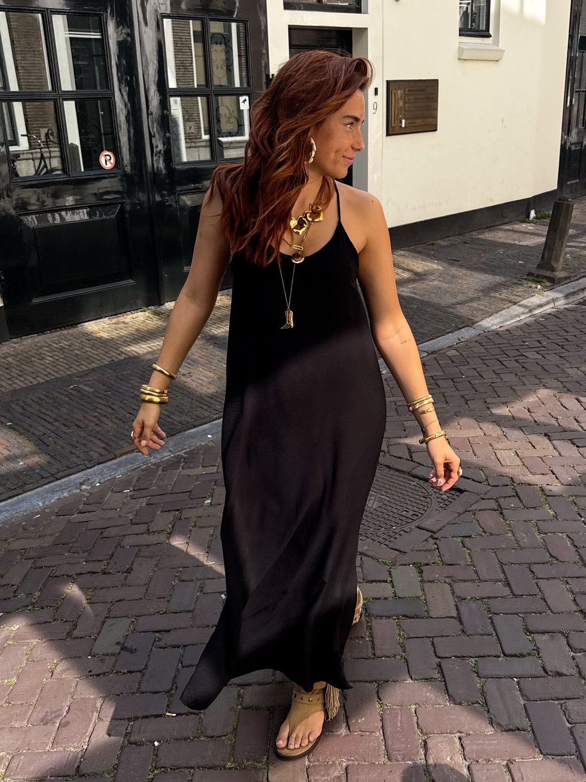 Olvidarte Jurk | Black