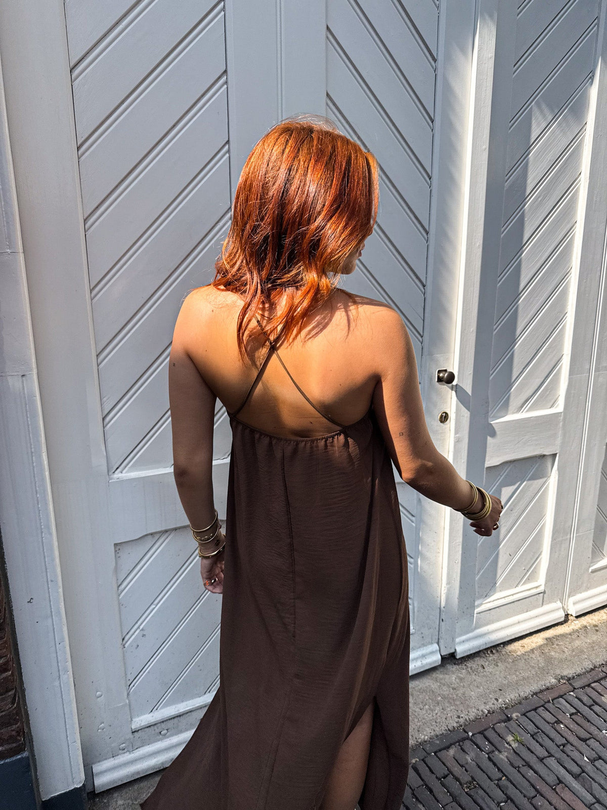 Olvidarte Jurk | Brown