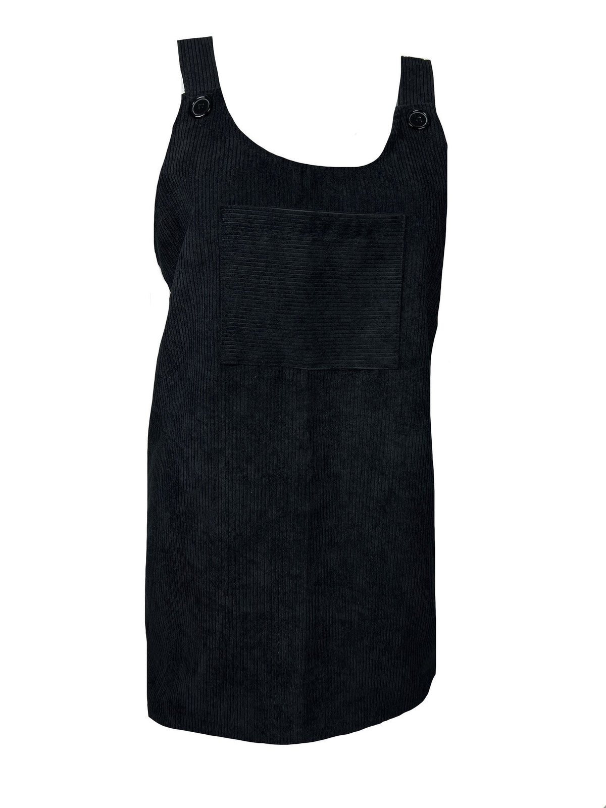 Corduroy Overall | Black