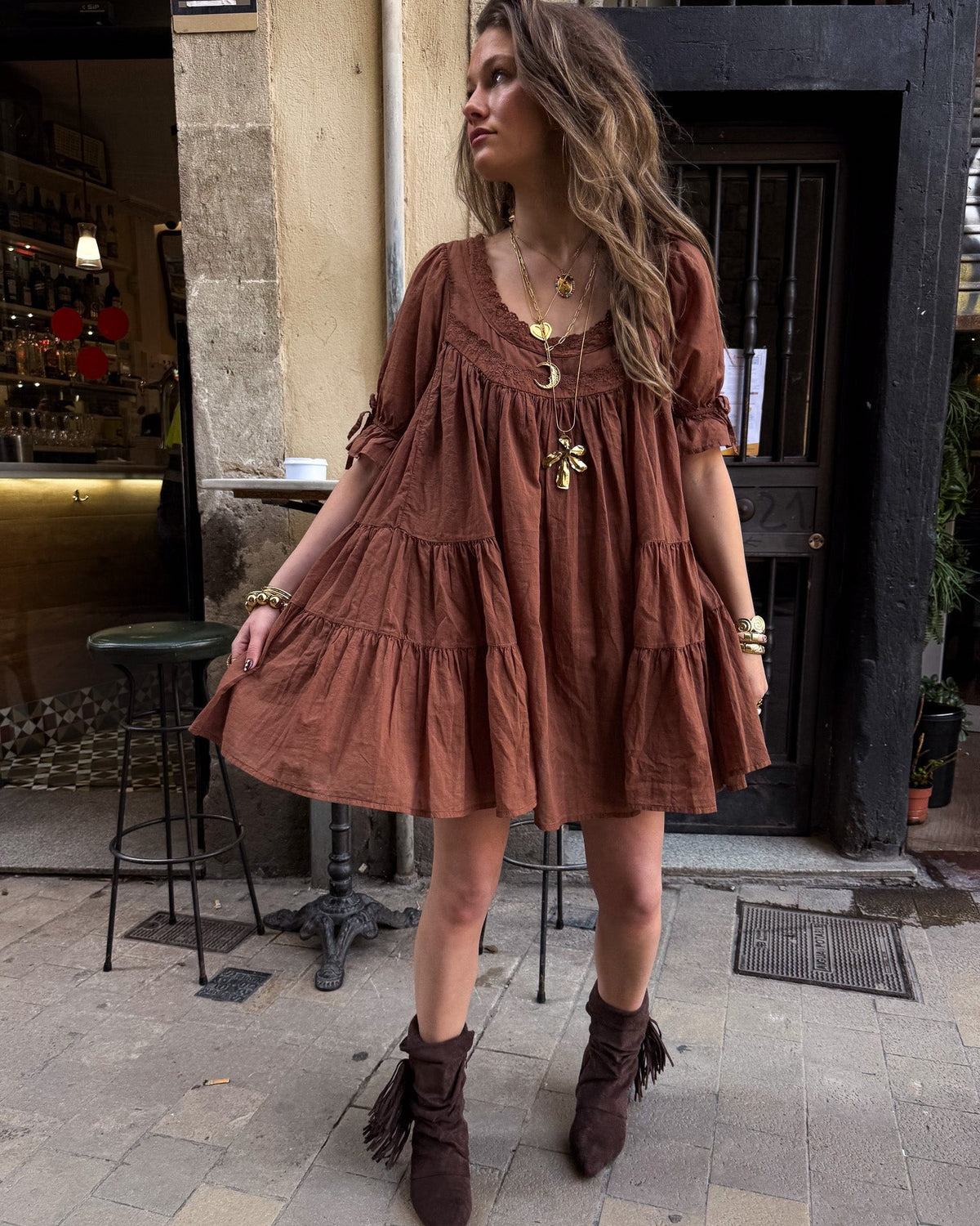 Parker Jurk | Brown