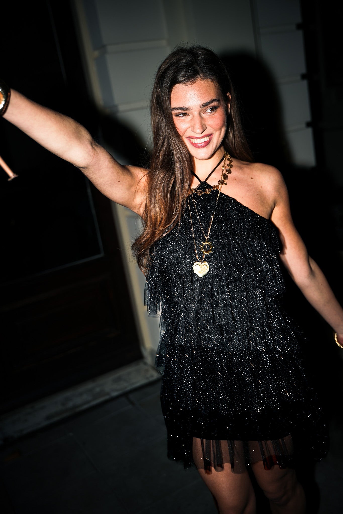 Twinkle Nights Dress Black