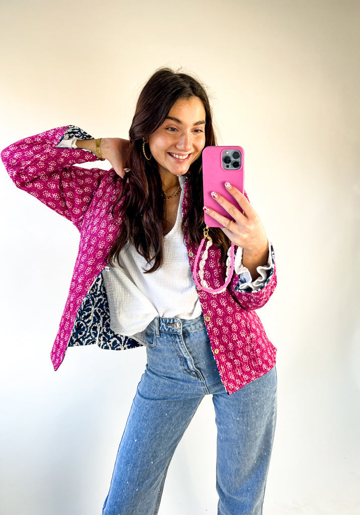 Salih Jacket Pinktastic Pink | Pink