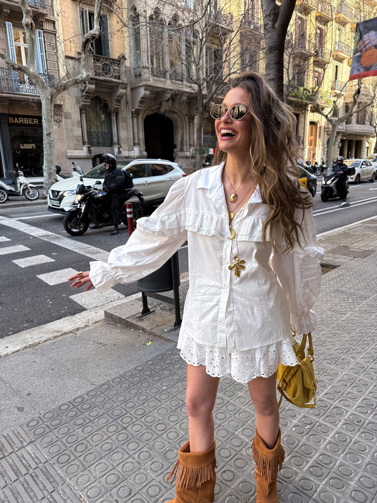 Polly Blouse | White