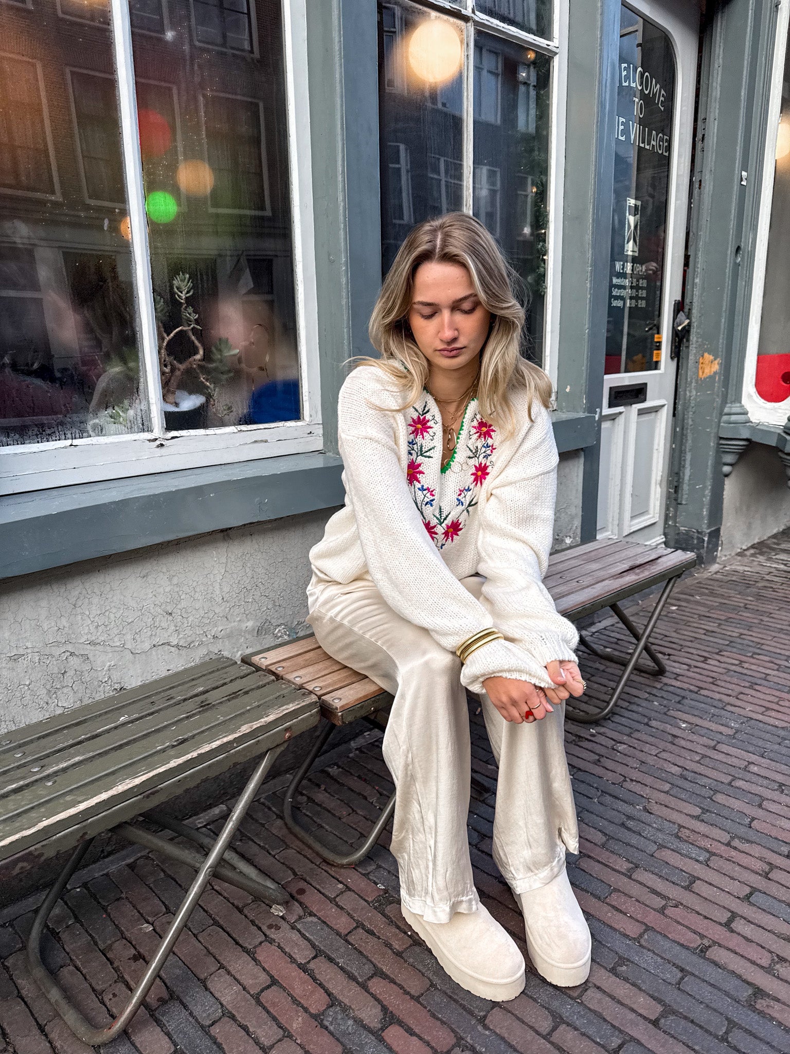 Slice of heaven Pantalon Light Gold