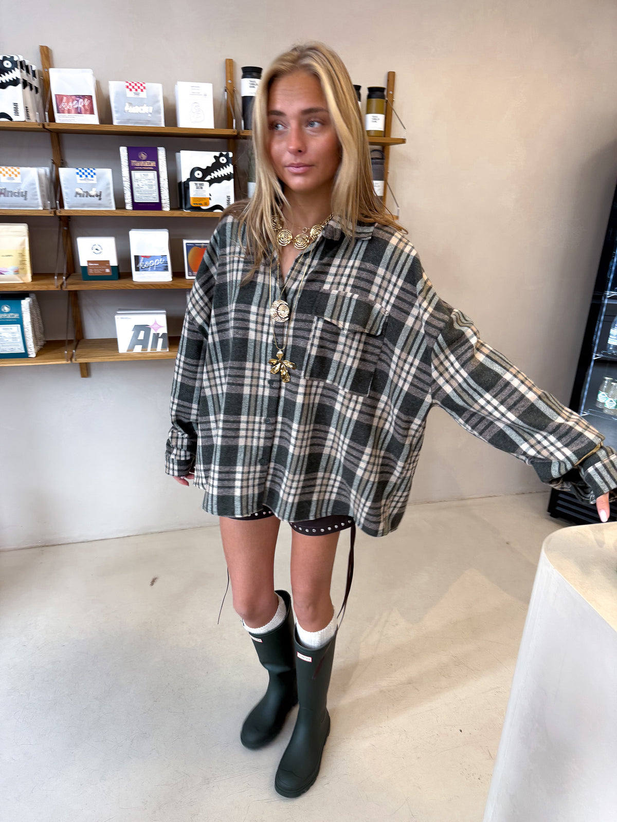 Presley Geruite Blouse | Green