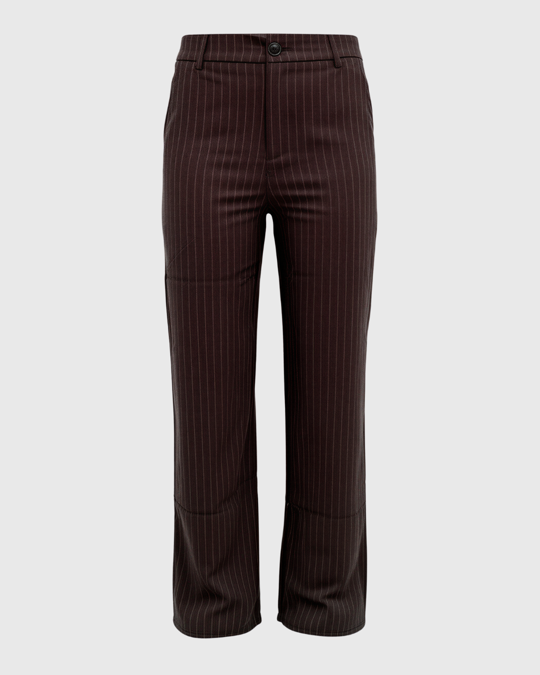 Mist Pantalon Bruin Gestreept