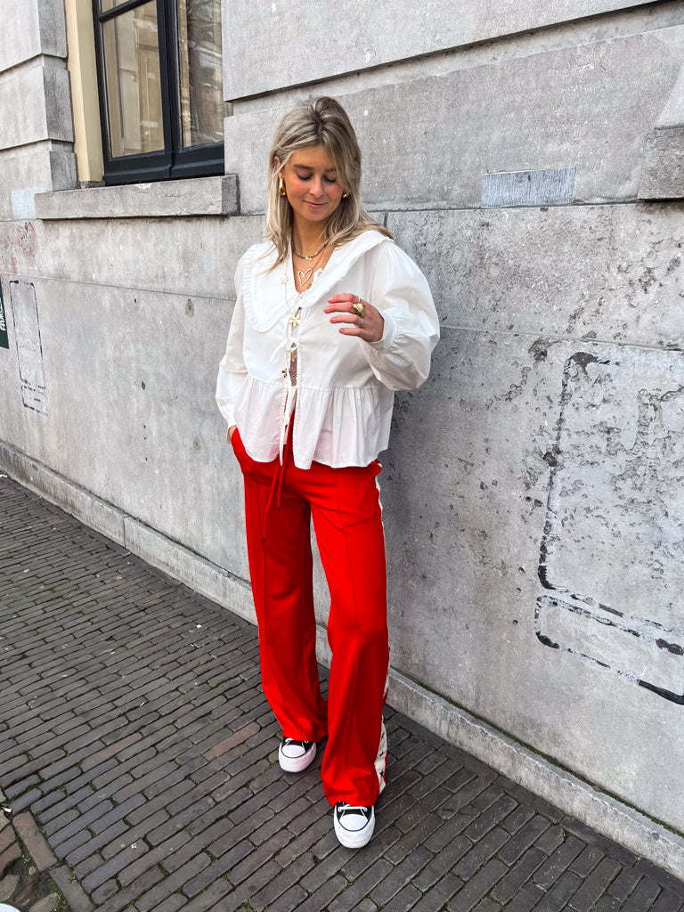 Star Joggings Pants | Red