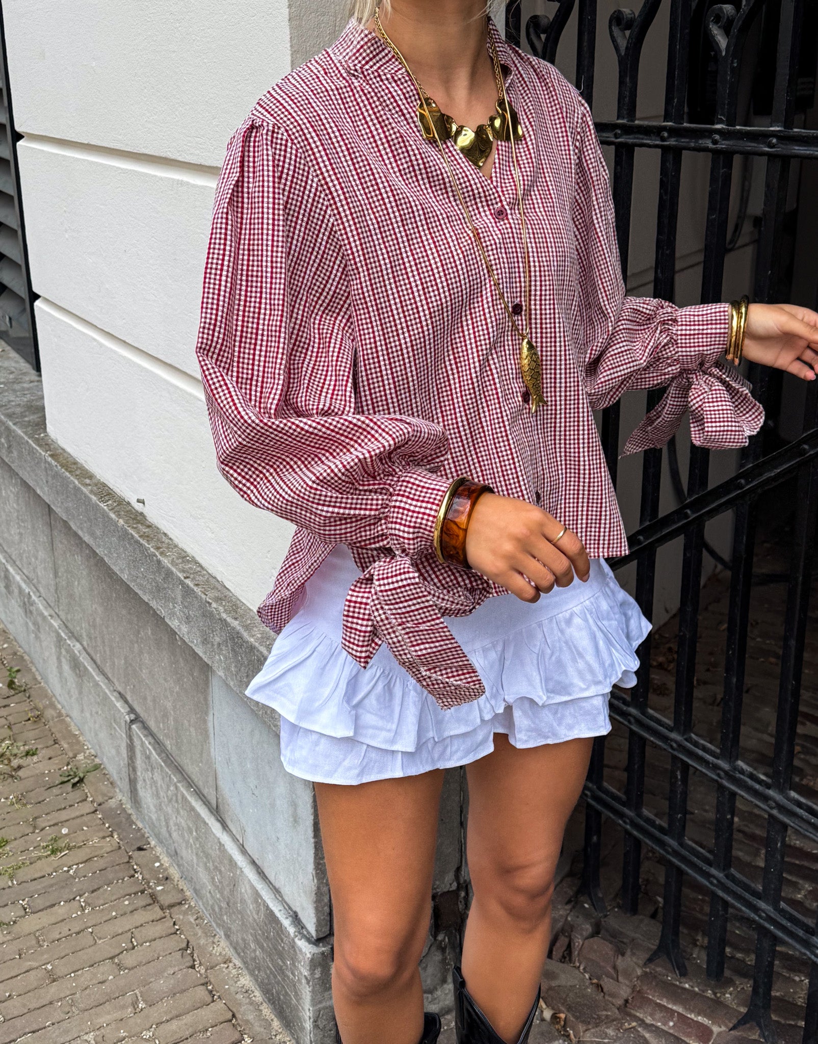 Reims Soft Blouse Bordeaux