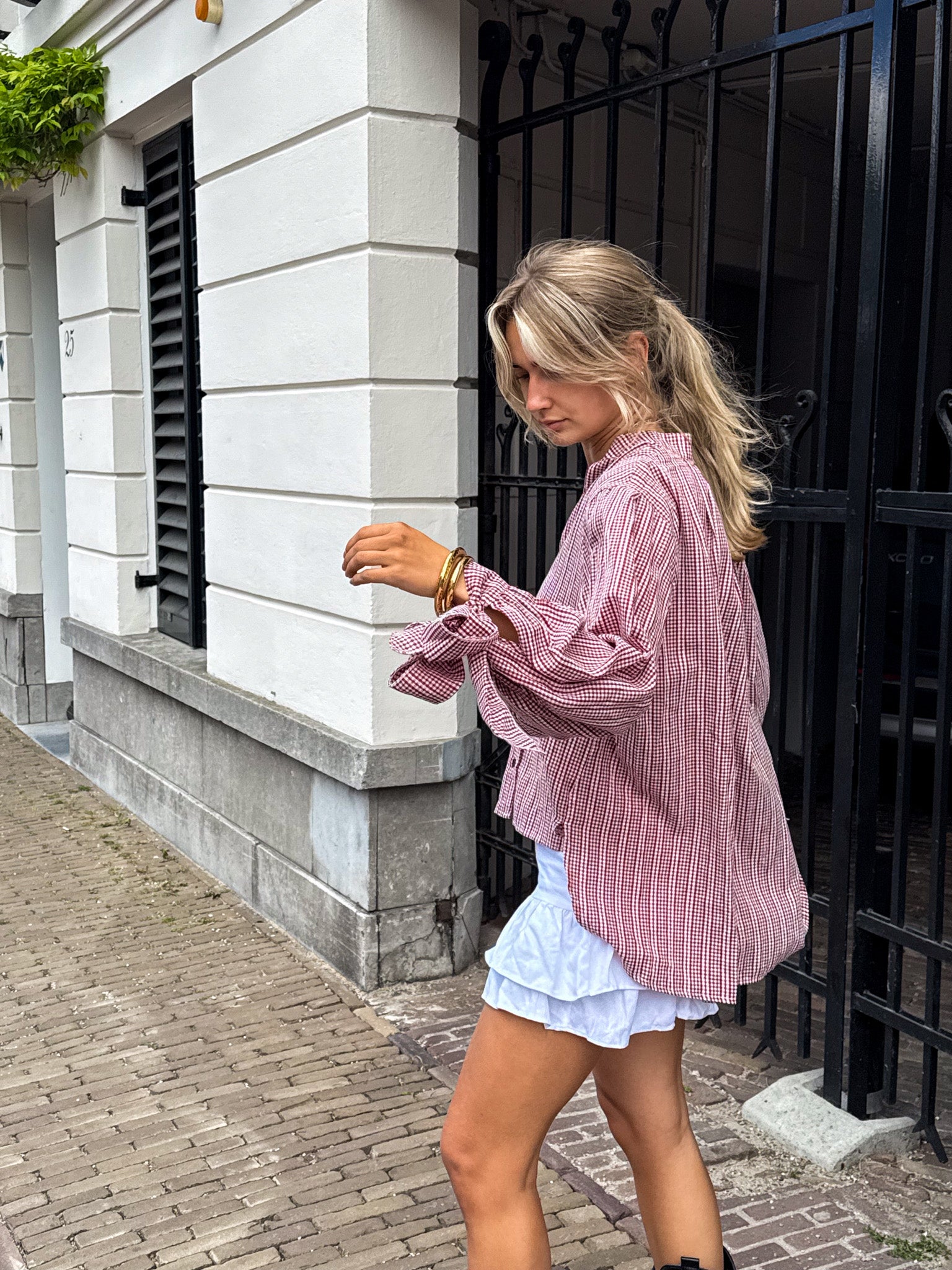 Reims Soft Blouse Bordeaux